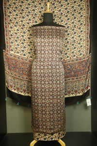 Ajrak Print Pattern Modal Silk Salwar Set | TOT125