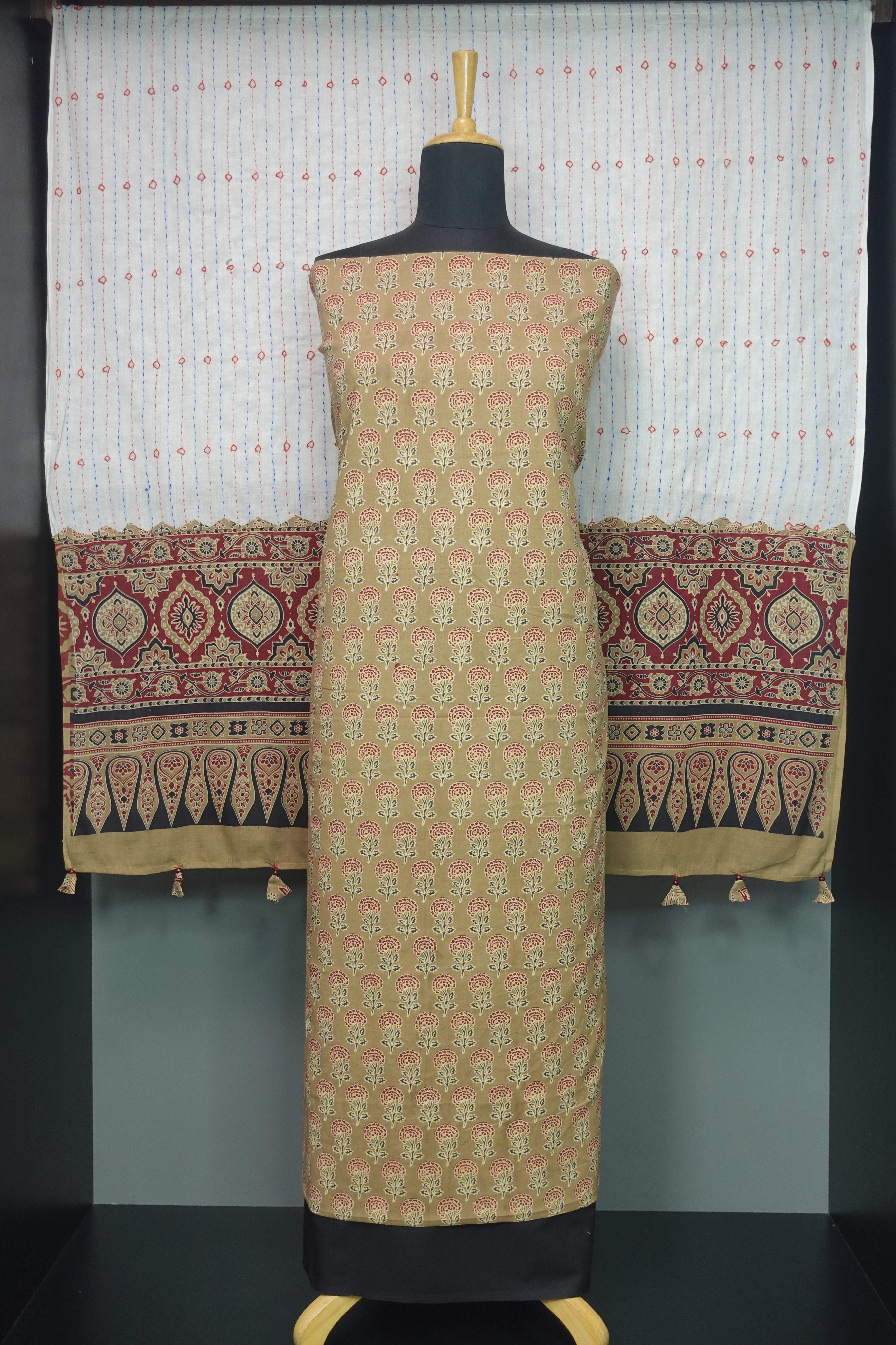 Ajrak Printed Cotton Salwar Set | SW1733