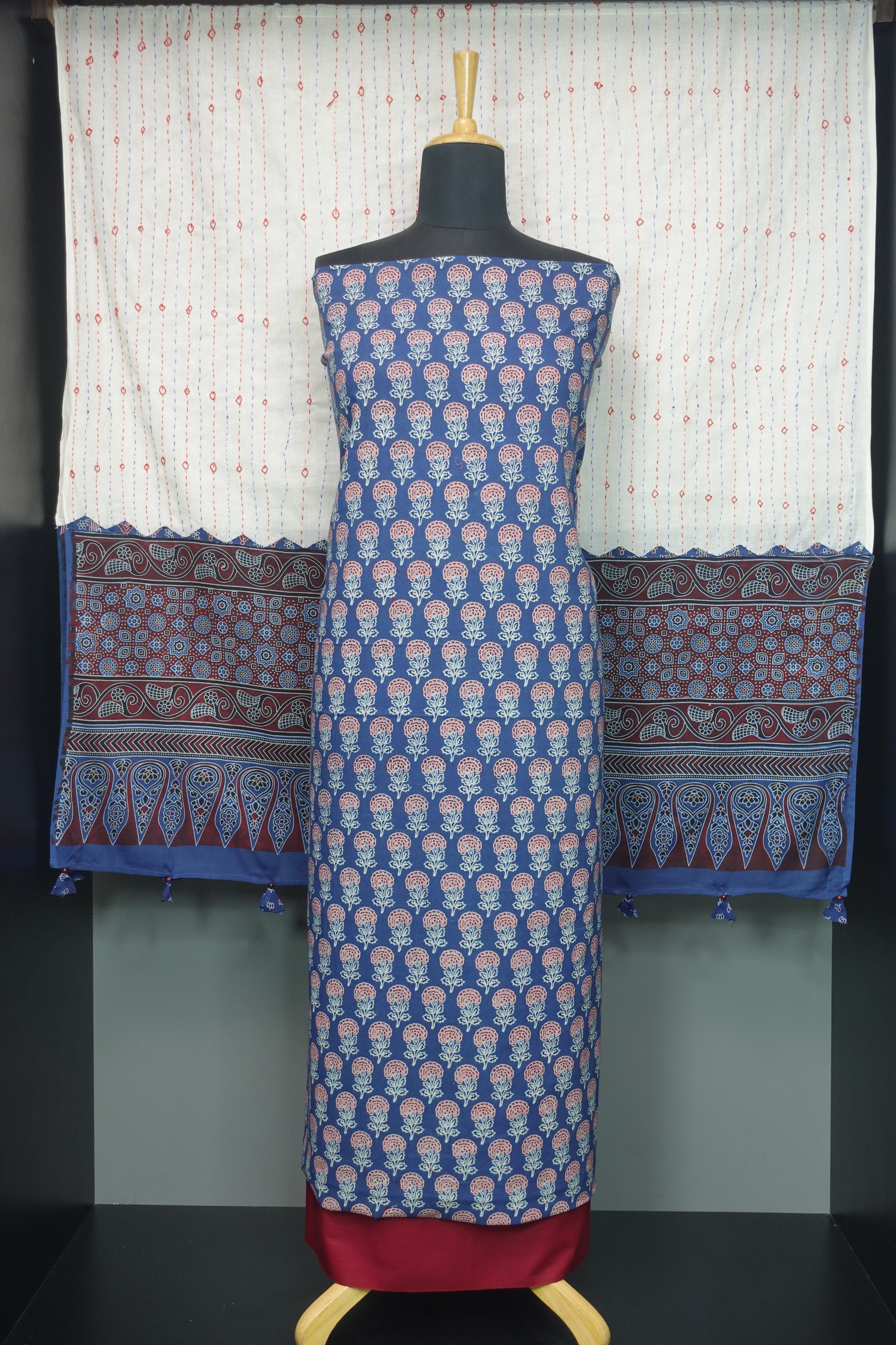 Ajrak Printed Cotton Salwar Set | SW1733