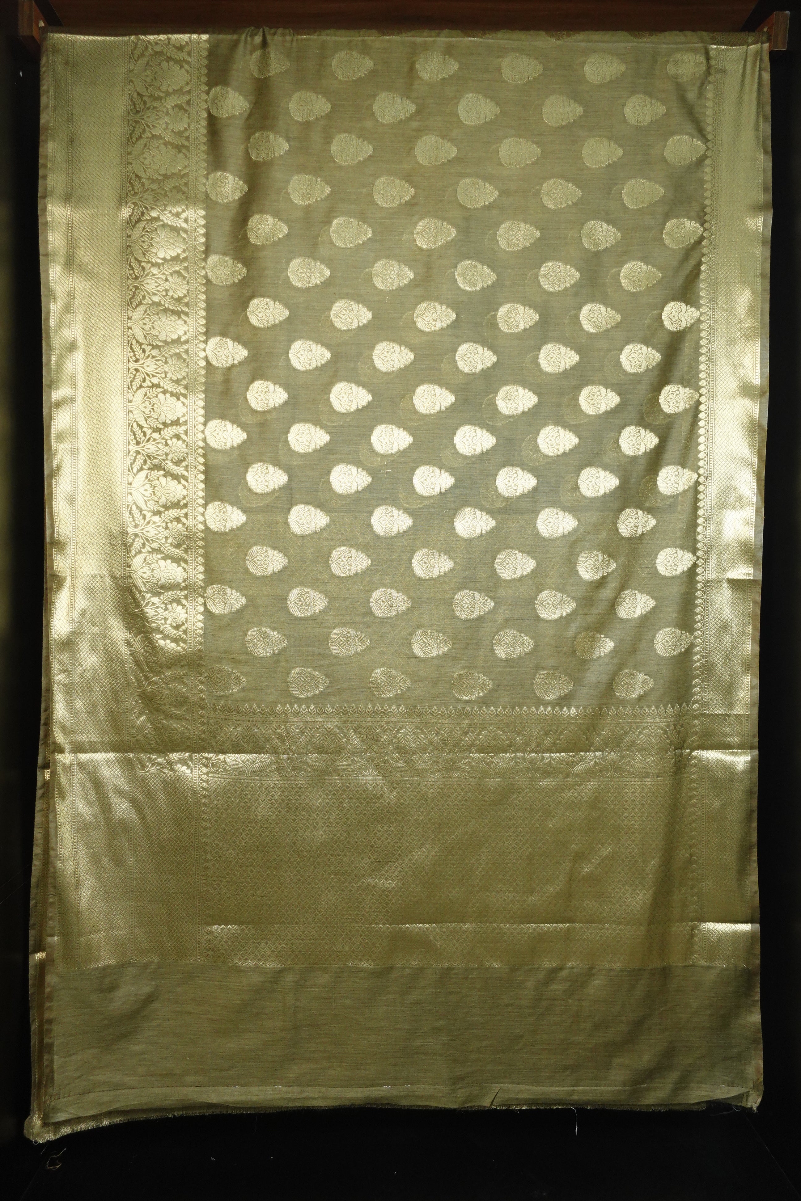 Banarasi Weaving Pattern Bhagalpuri Linen Saree | SK222