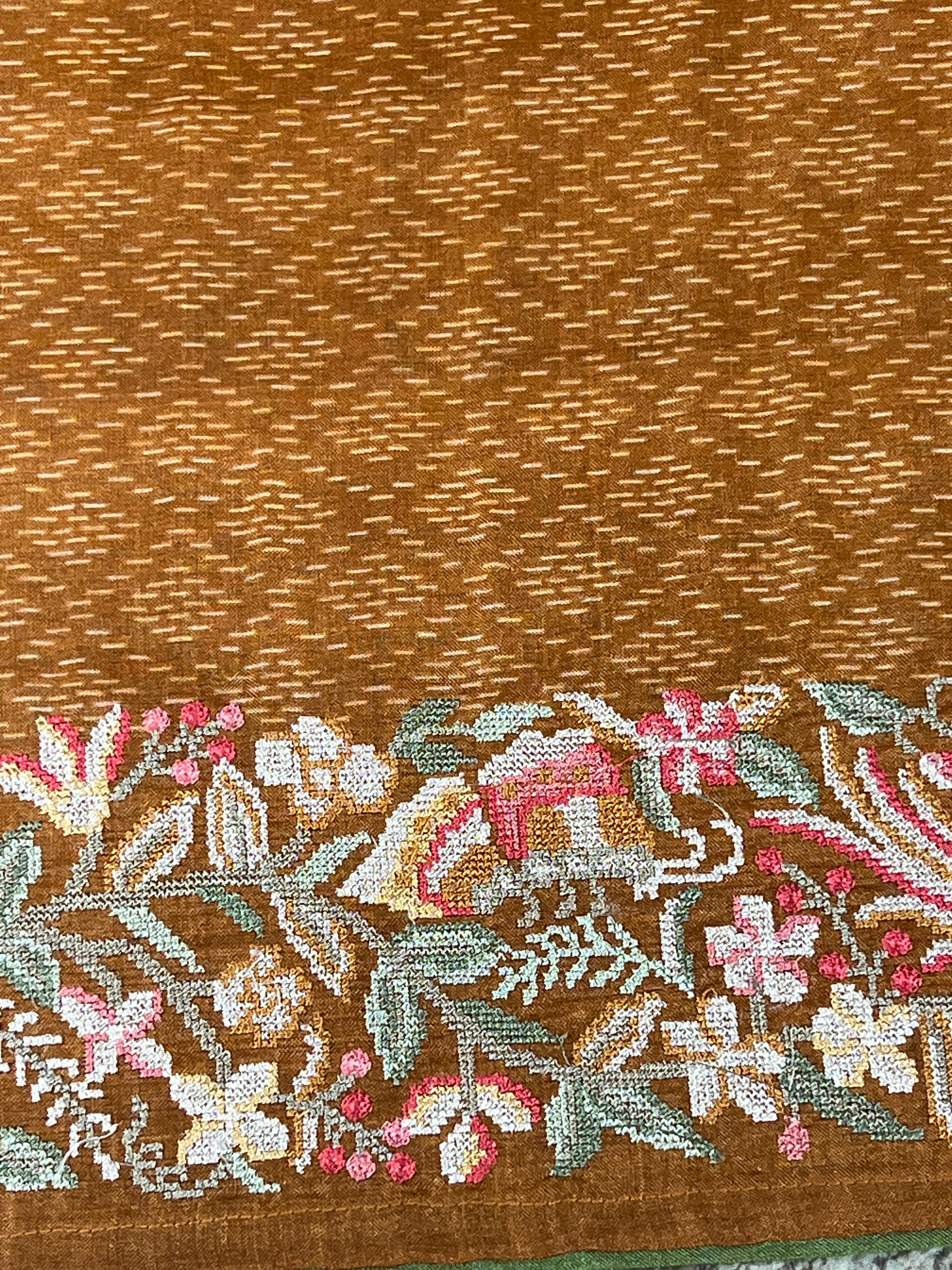 Geometrical Printed Tussar Saree | RGD329