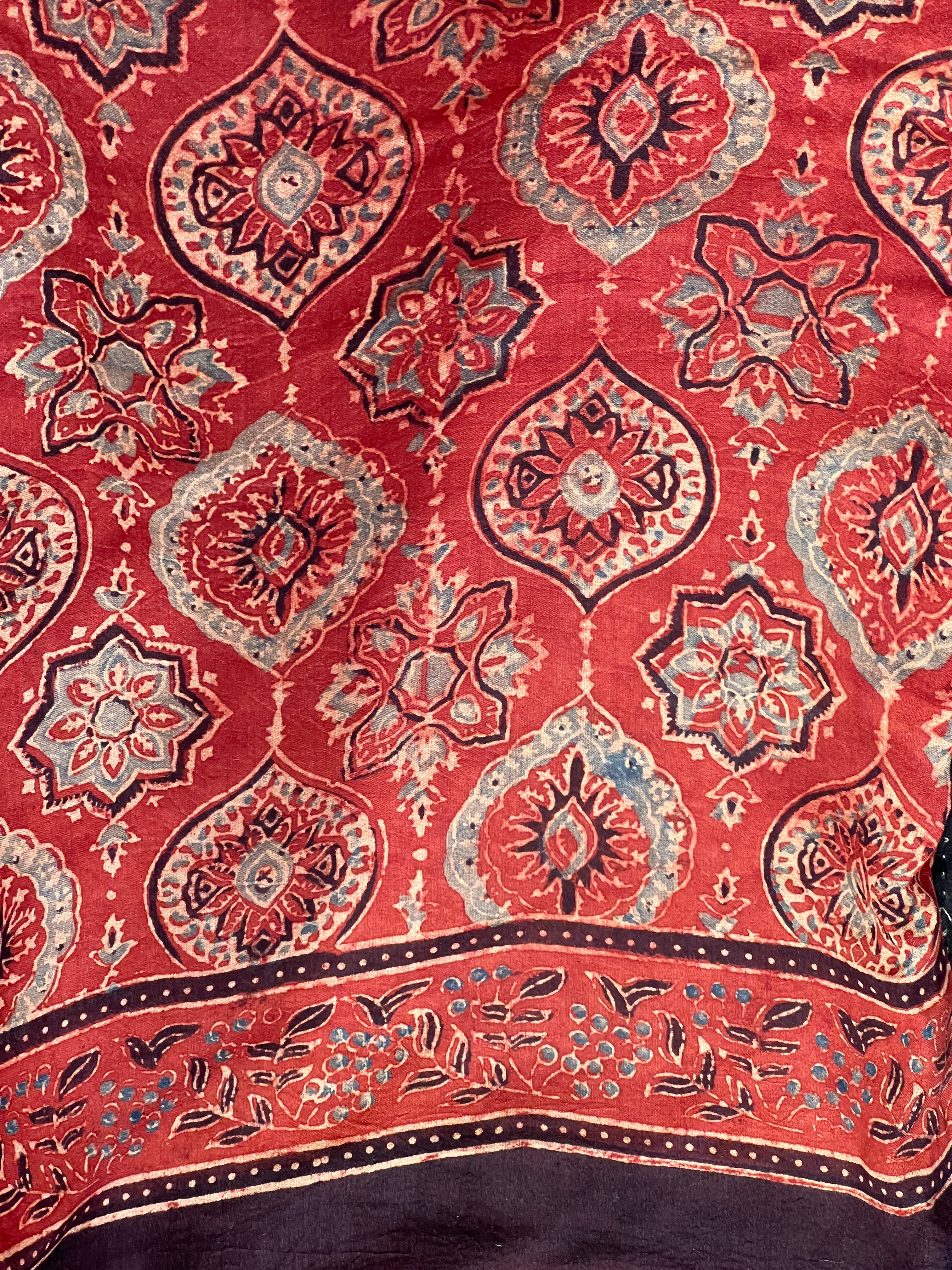 Bandhani & Ajrakh Detailed Pure Silk Saree | YNG755