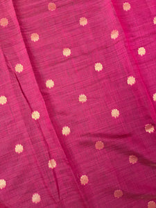 Floral Weaving Cotton Blended Saree | BLD238