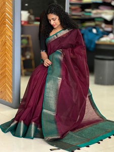 Banarasi Weaved Semi Geecha Saree | YNG300