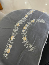 White Color Embroidered Bridal Organza Saree | DSA124