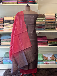 Kesiya Weaving Sequence Weaved Desi Tussar Salwar Set | PD857