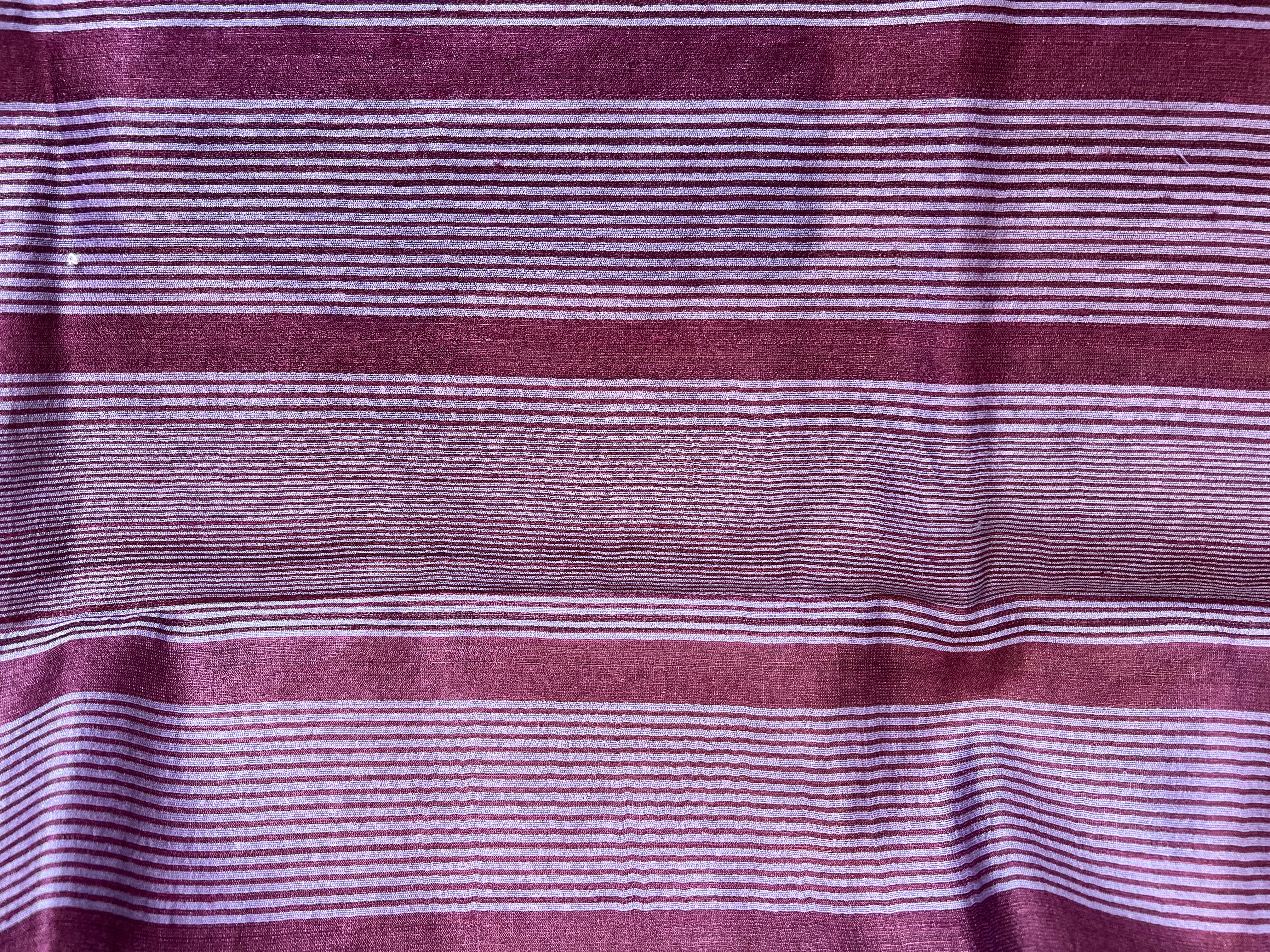 Floral Embroidery Border Detailed Desi Tussar Saree | RGD609