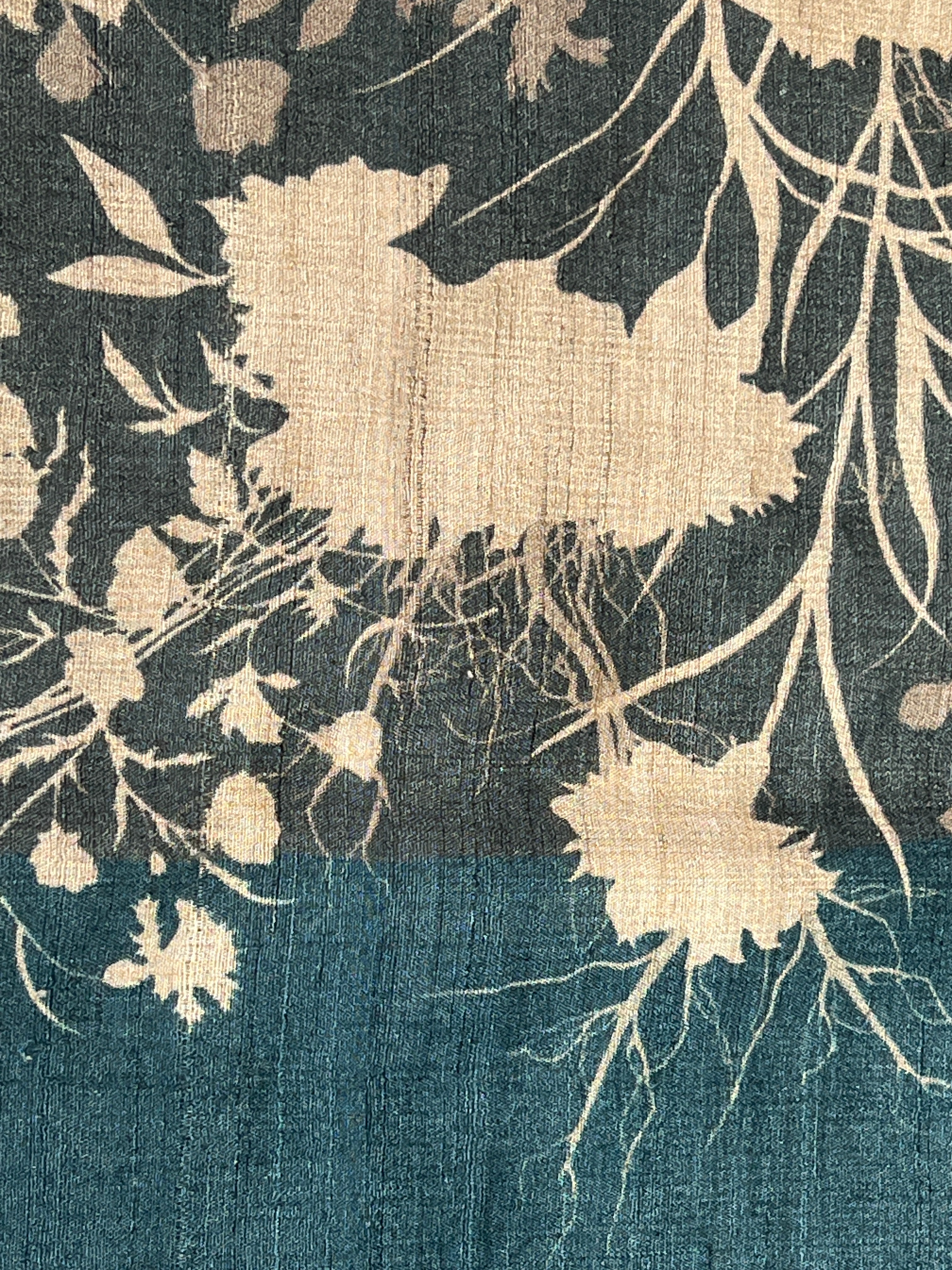 Floral Digital Printed Desi Tussar Saree | UVS129