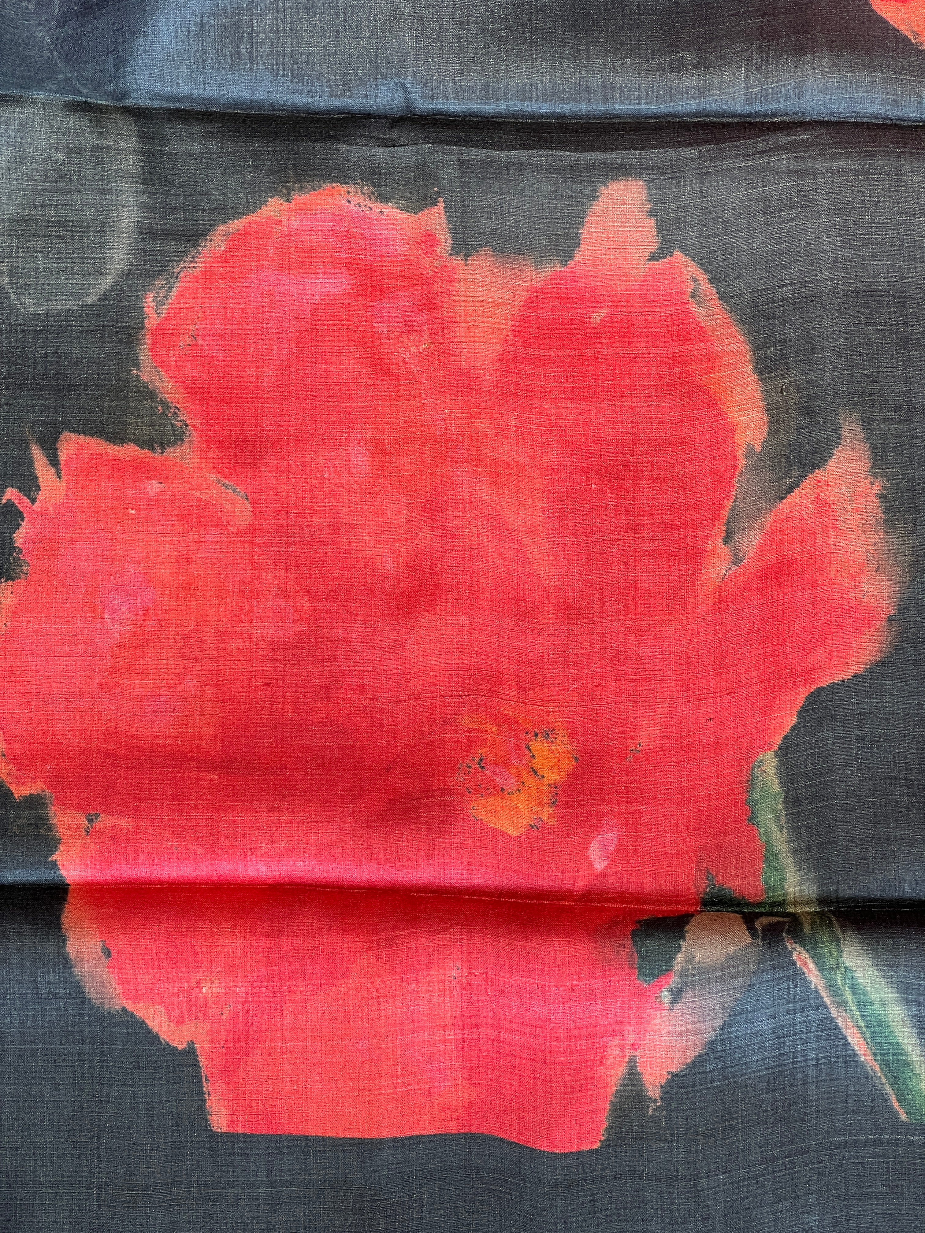 Floral Digital Printed Desi Tussar Saree | UVS128