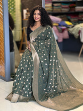 Banarasi Weaved Georgette Saree | YNG255