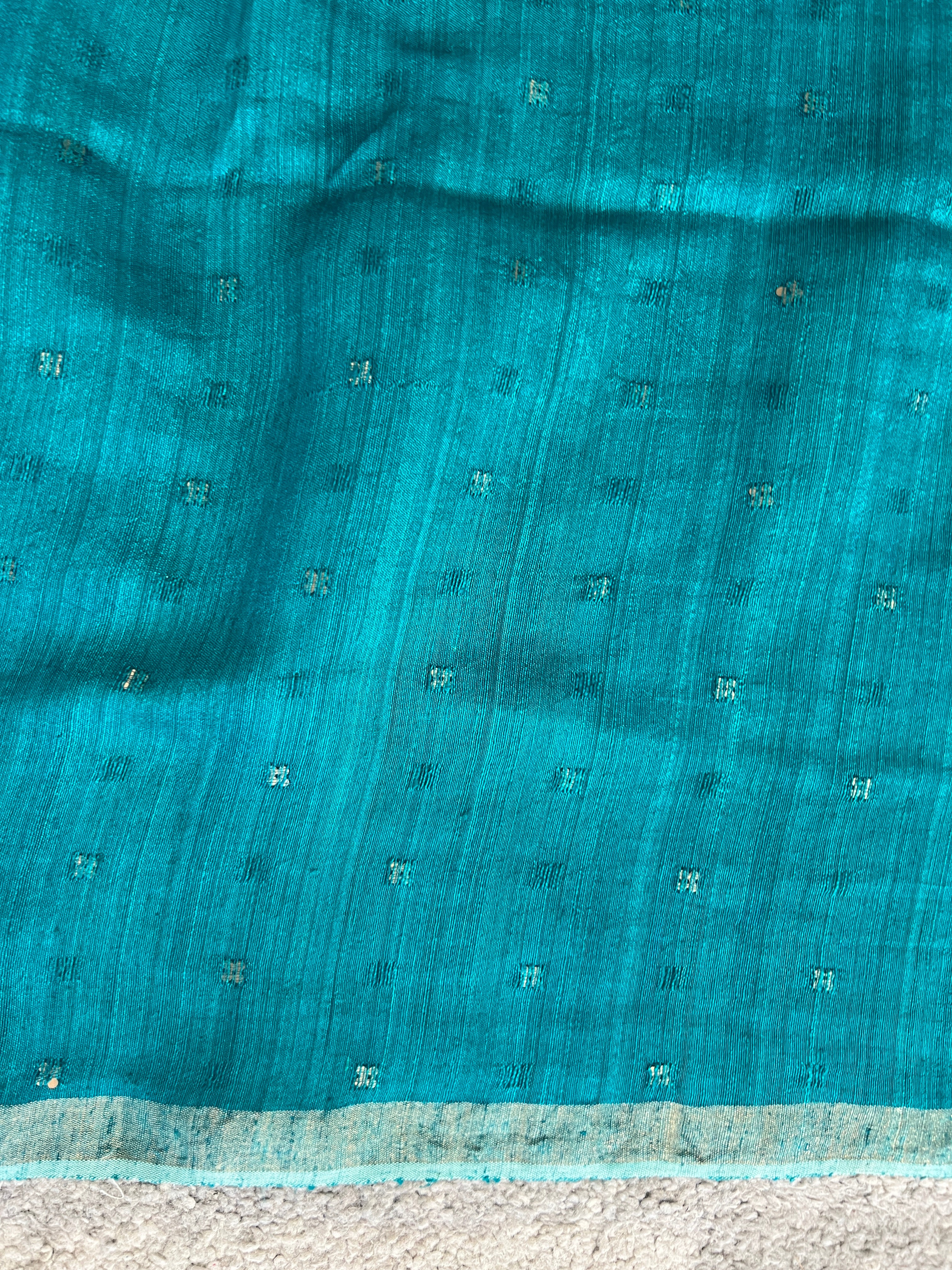 Metal Pital Detailed Pure Matka Saree | RGD622