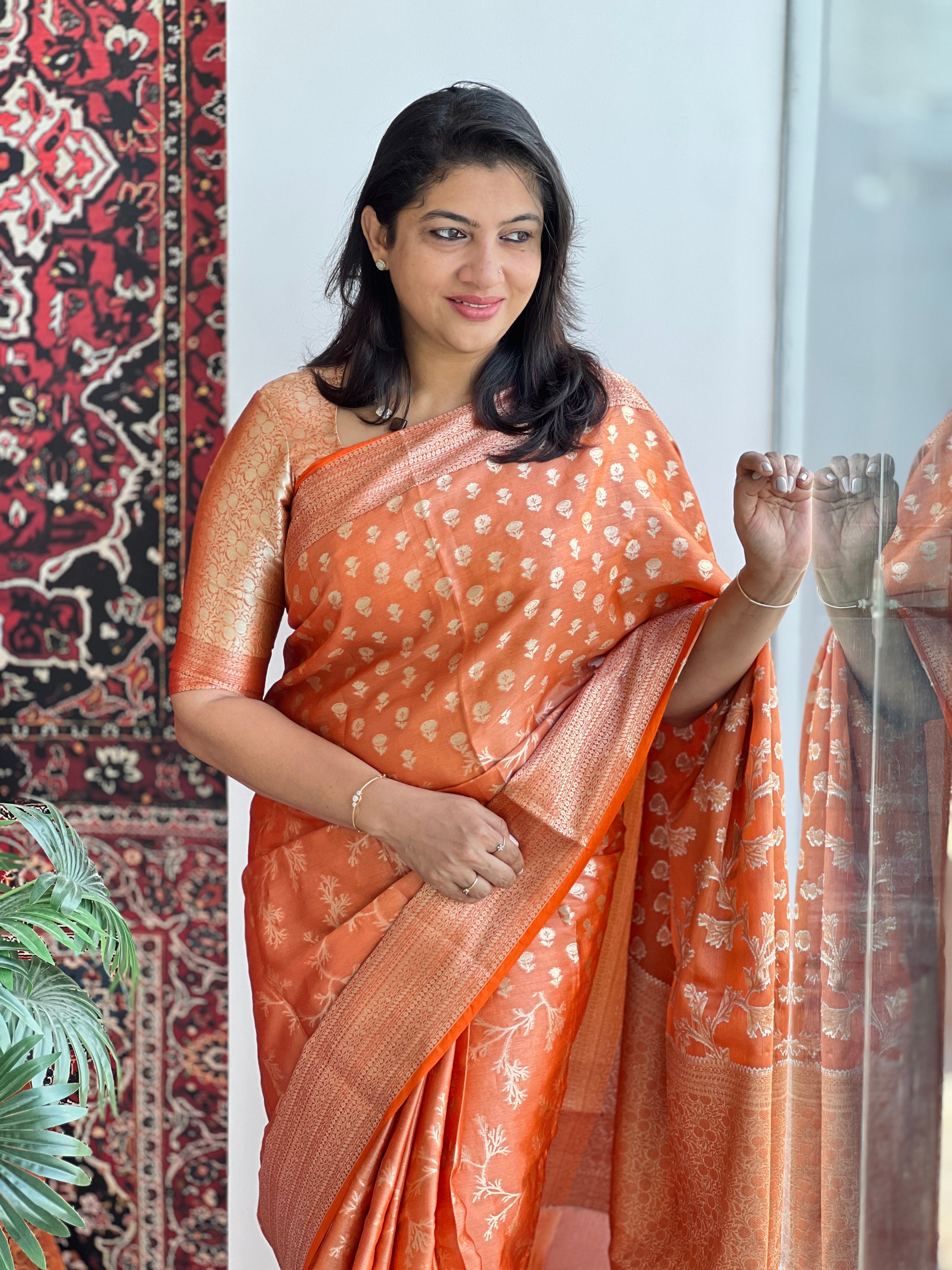 Brocade Pattern Tissue Banarasi  Saree | NN316