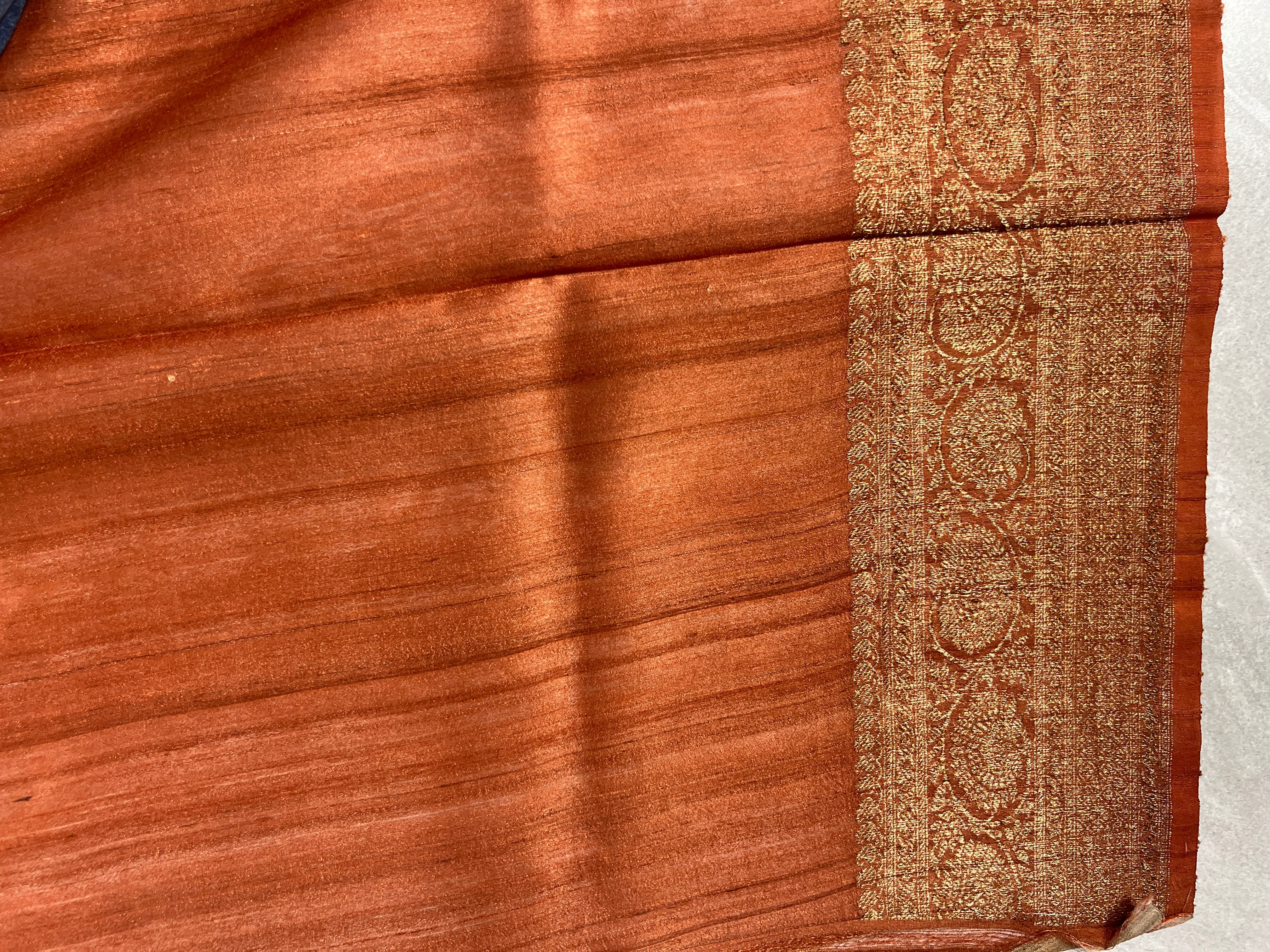 Floral Digital Printed Tussar Saree | UVS130