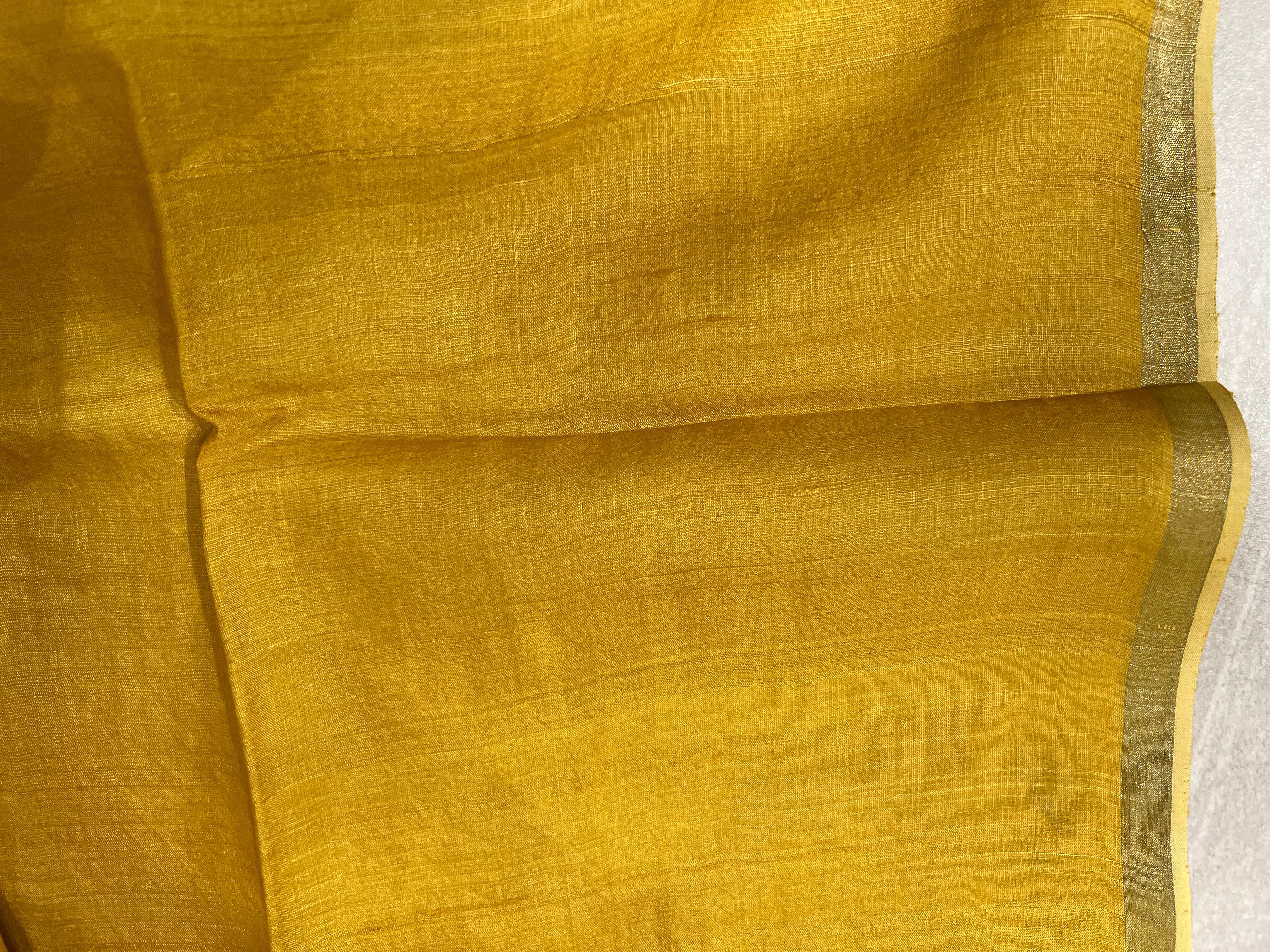 Metal Petal Weaved Pure Tussar Saree | RGD615