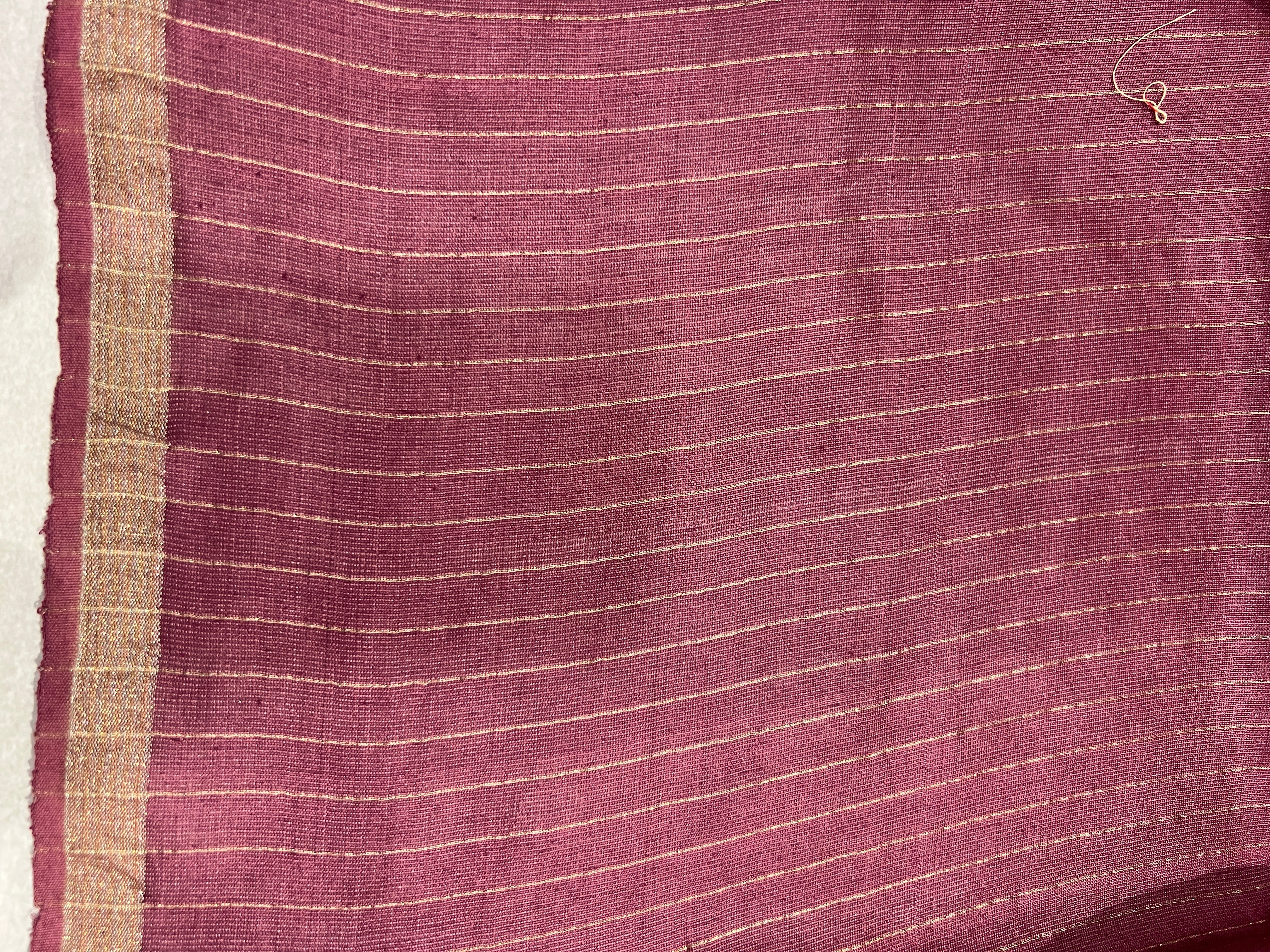Metal Petal Weaved Pure Tussar Saree | RGD616