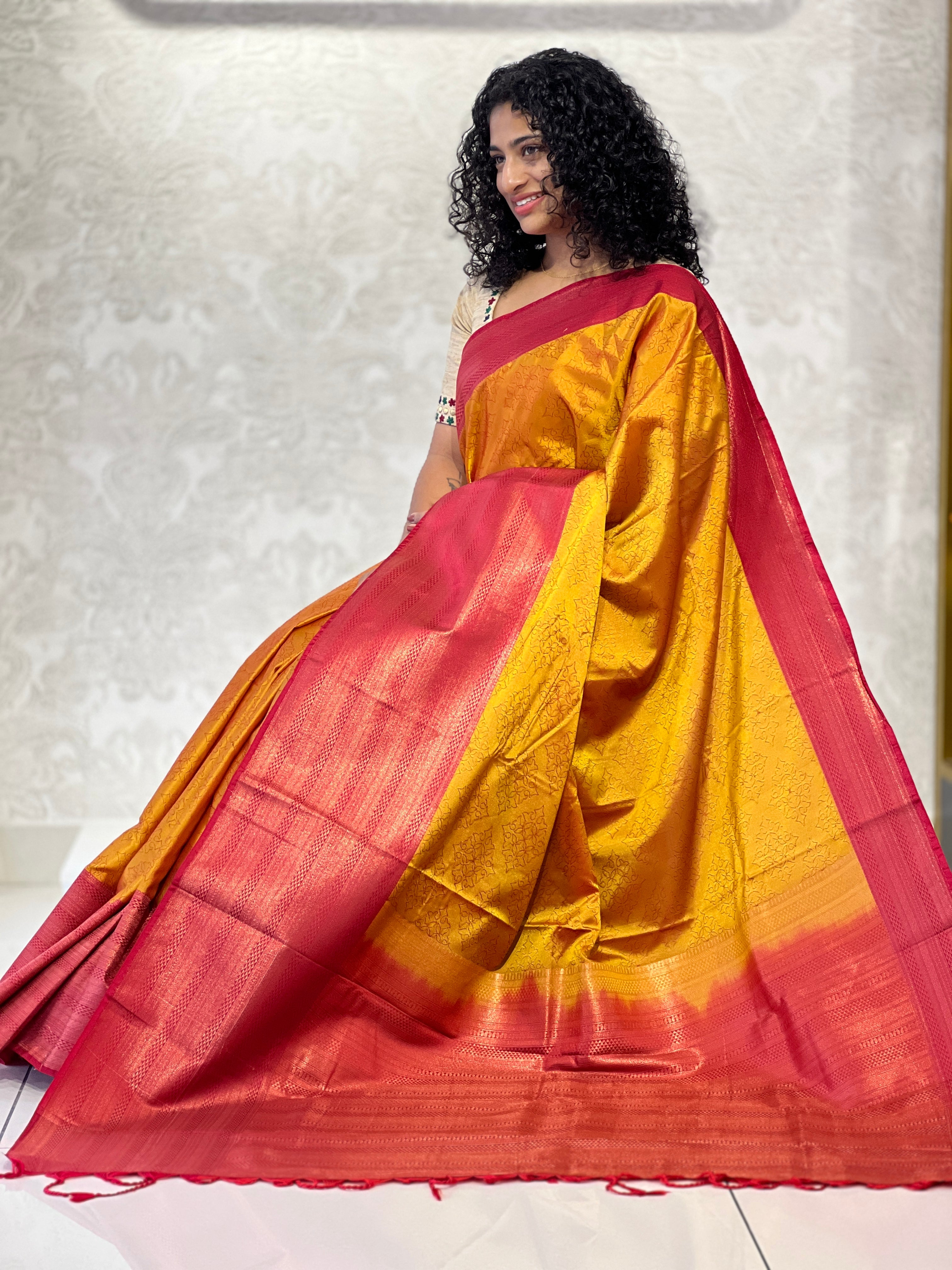 Semi Silk Saree main image 1