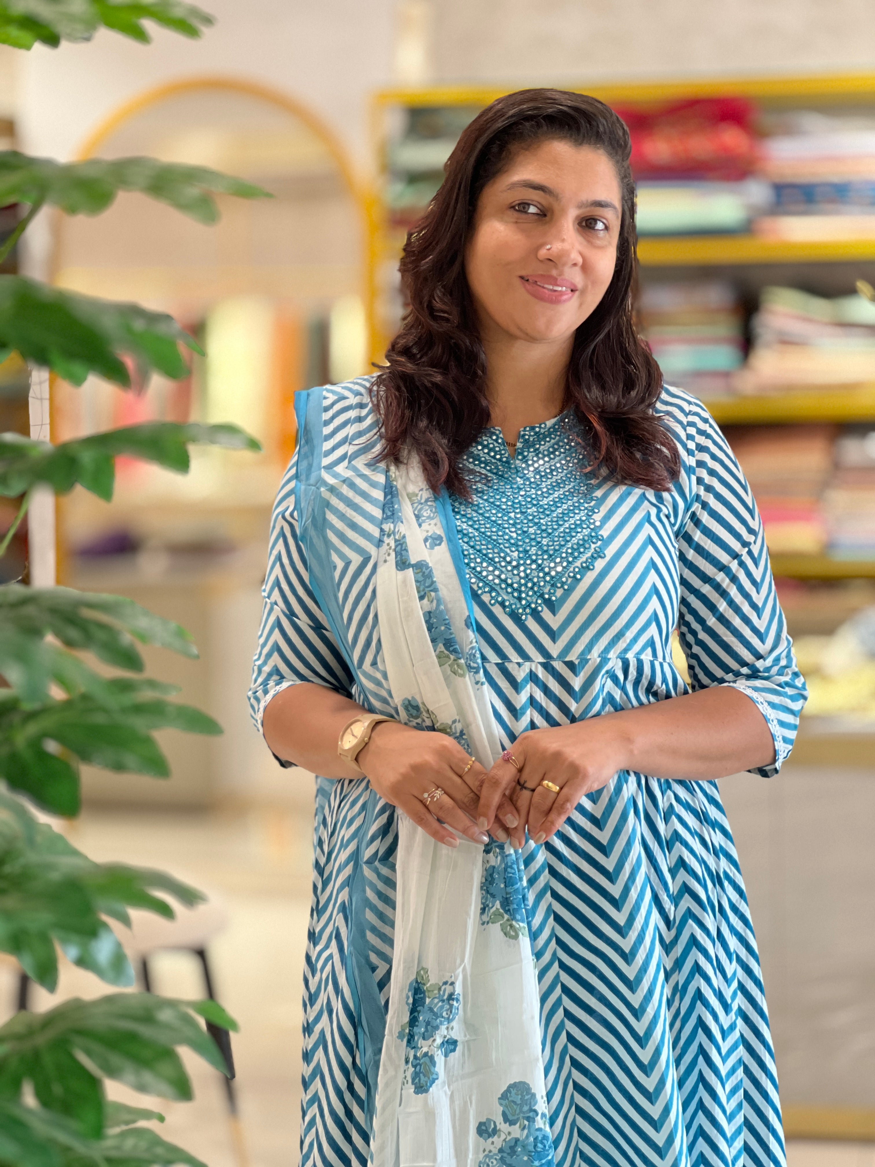 Printed Cotton Kurta Set | NCF168