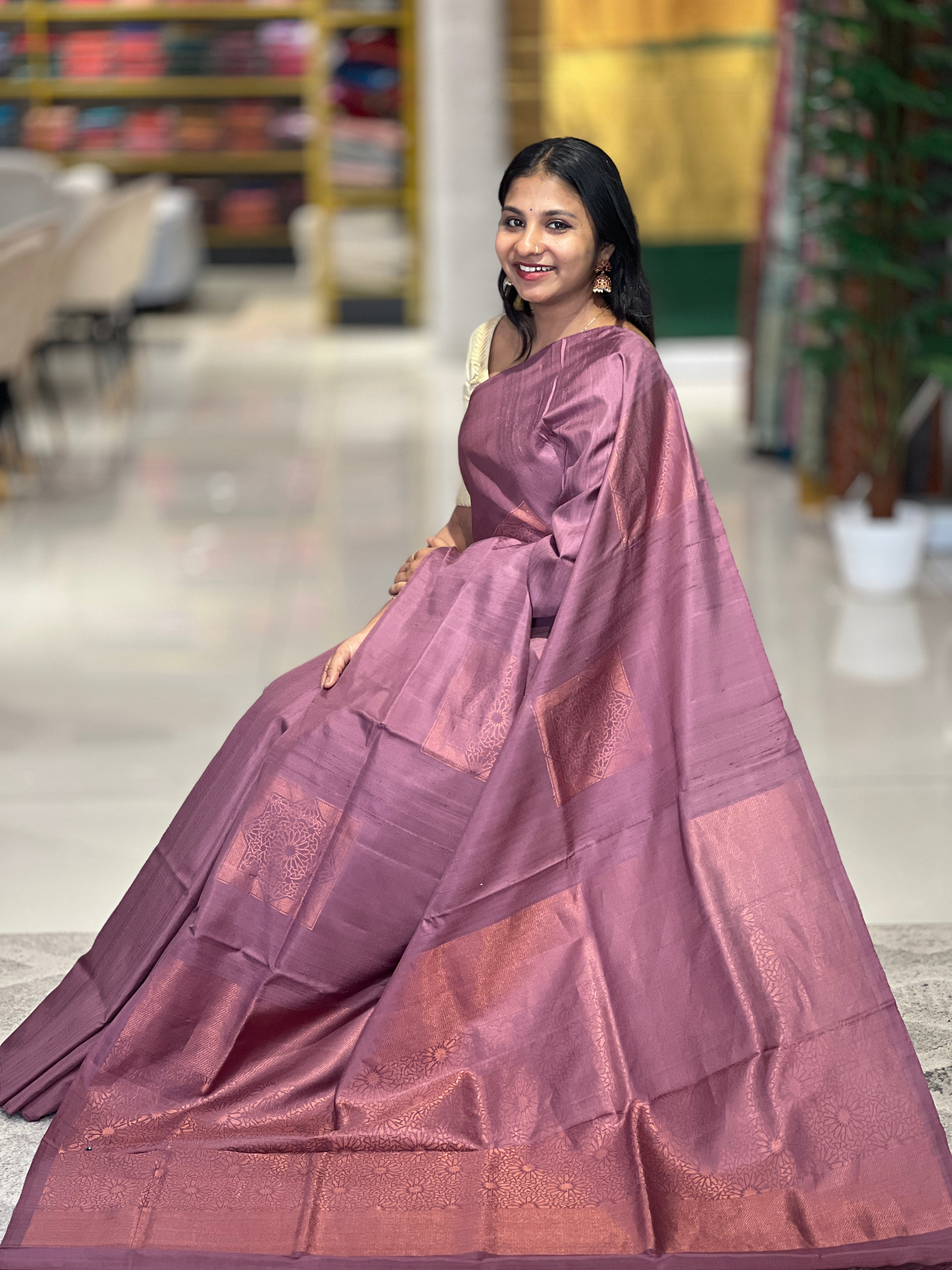 Traditional Buta Weaved Soft Silk Saree | TT237