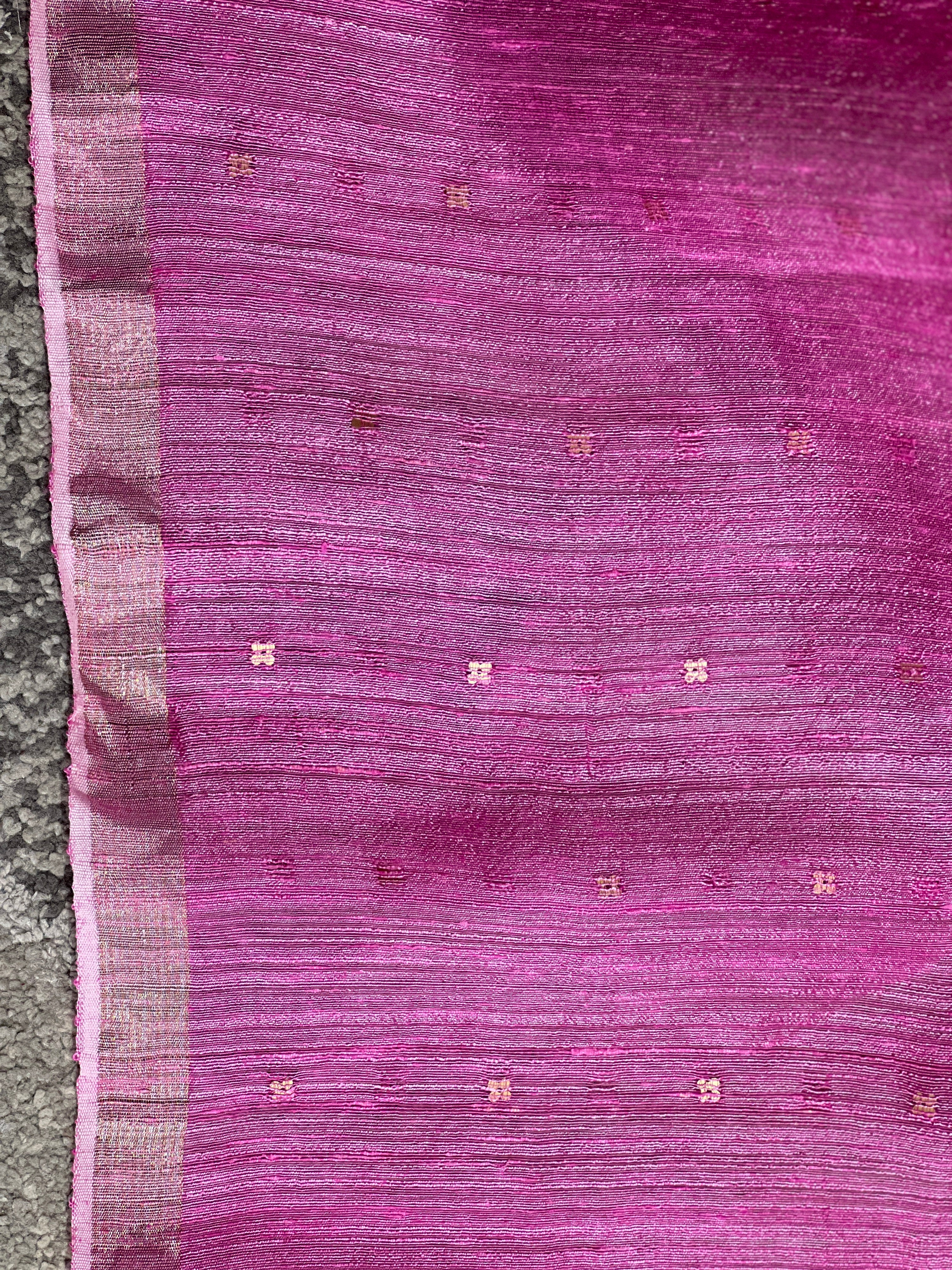 Sequence Weaved Geecha-Matka Tussar Saree | RGD672