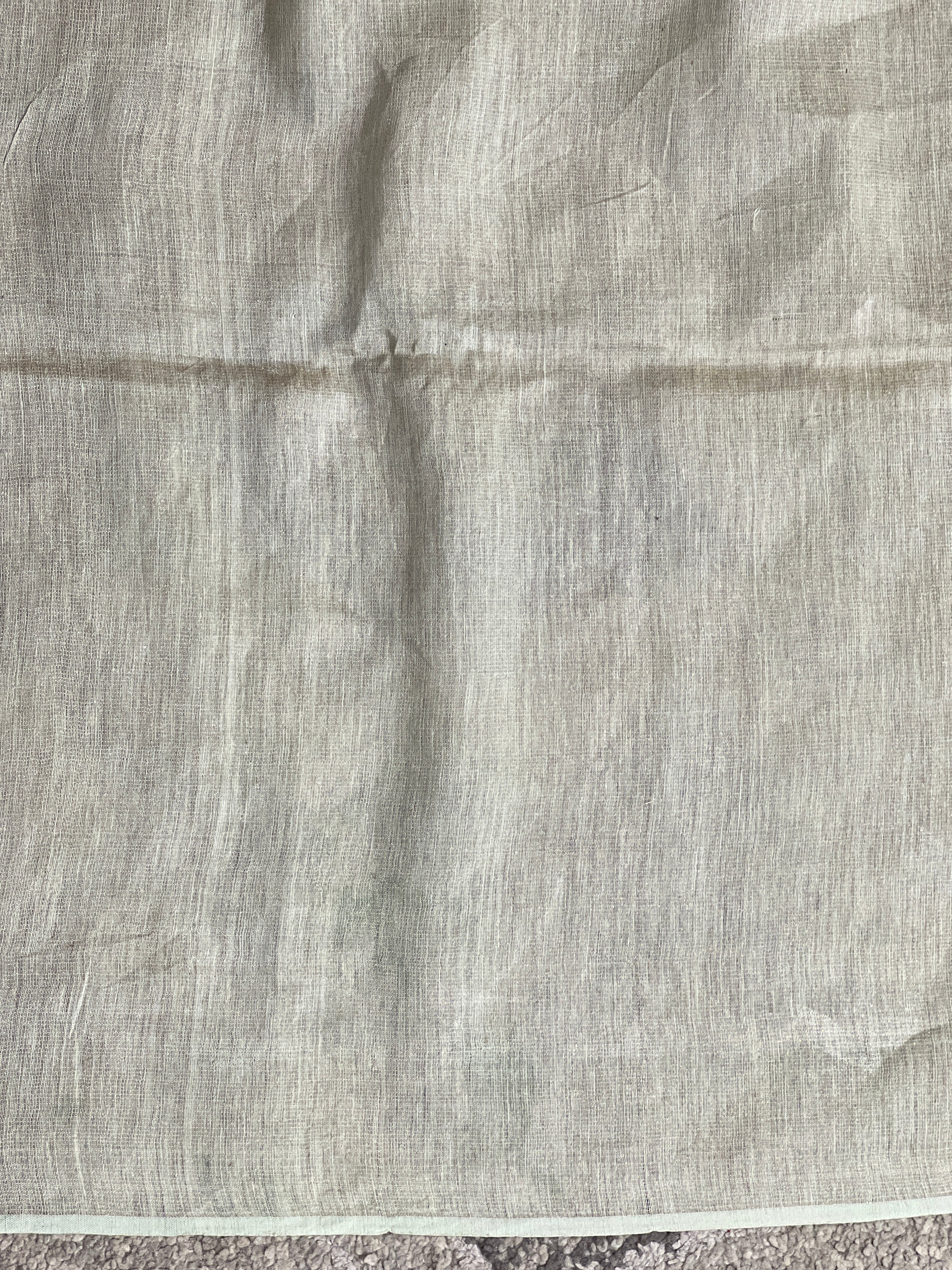 Traditional Hand Kantha Weaved Matka Tissue Saree | RGD669