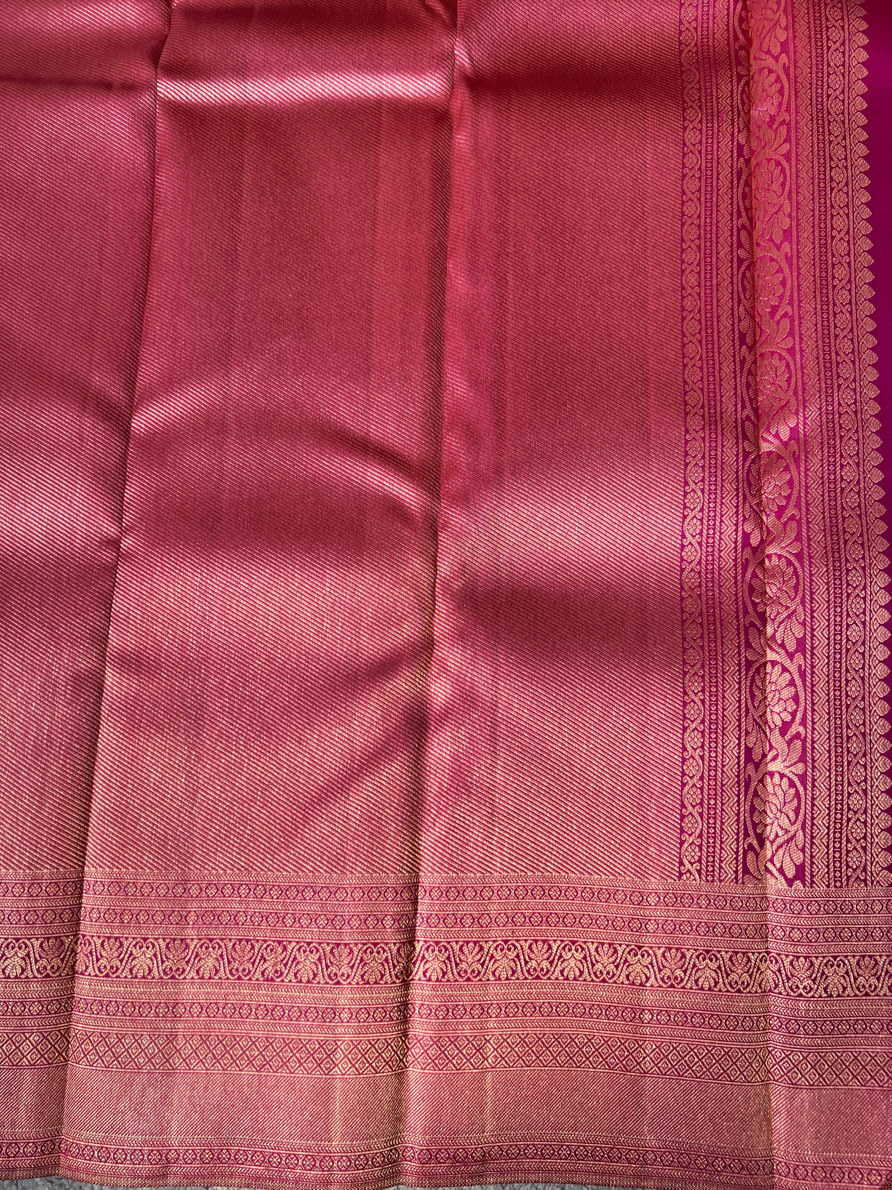 Floral Jaal Pattern Kanchipuram Saree | HH224