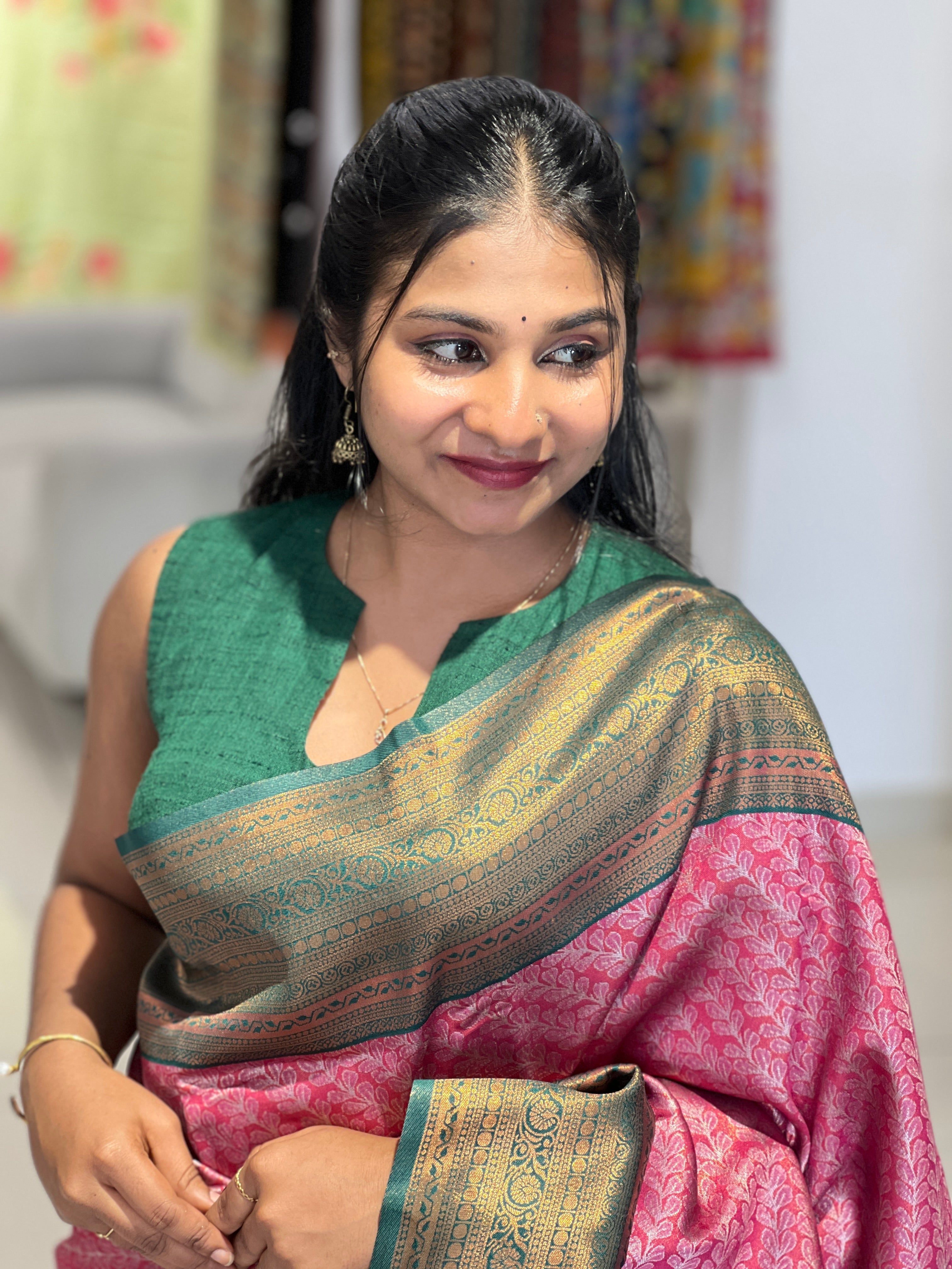 Zari Woven Semi Silk Saree | RMP152
