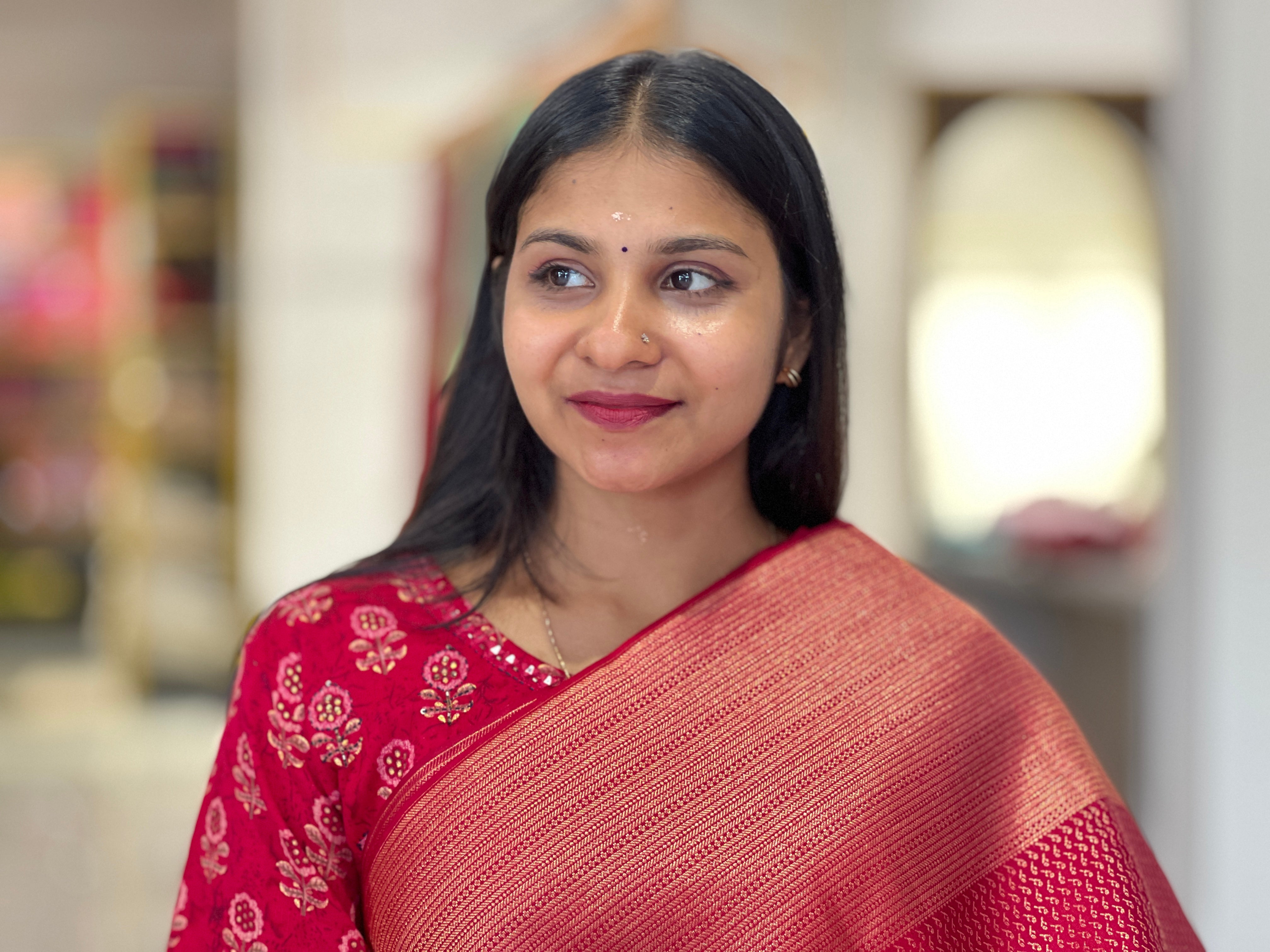 Zari Woven Handloom Kanchipuram Saree | HH124