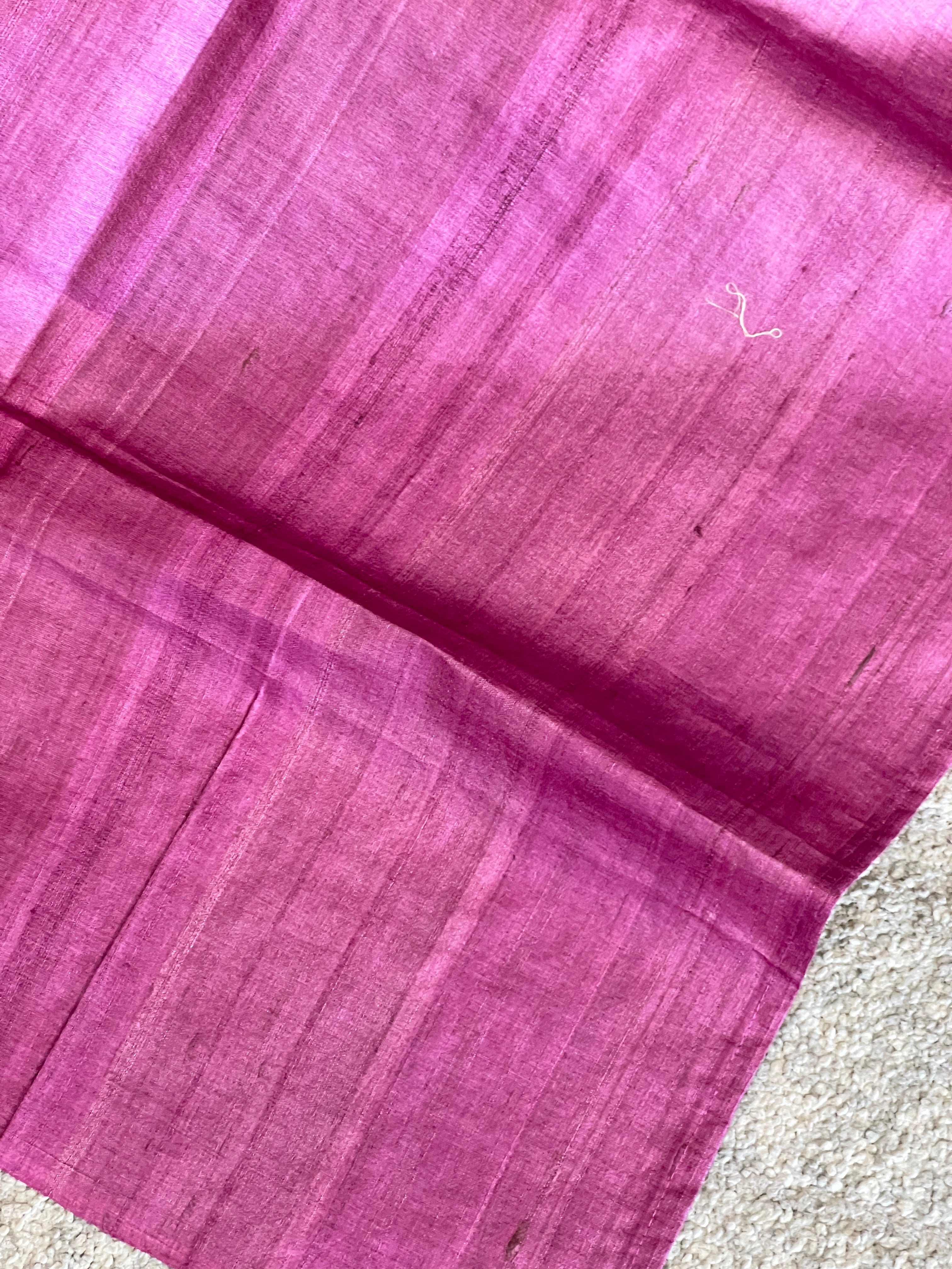 Computerized Embroidered Desi Tussar Saree | SBP672