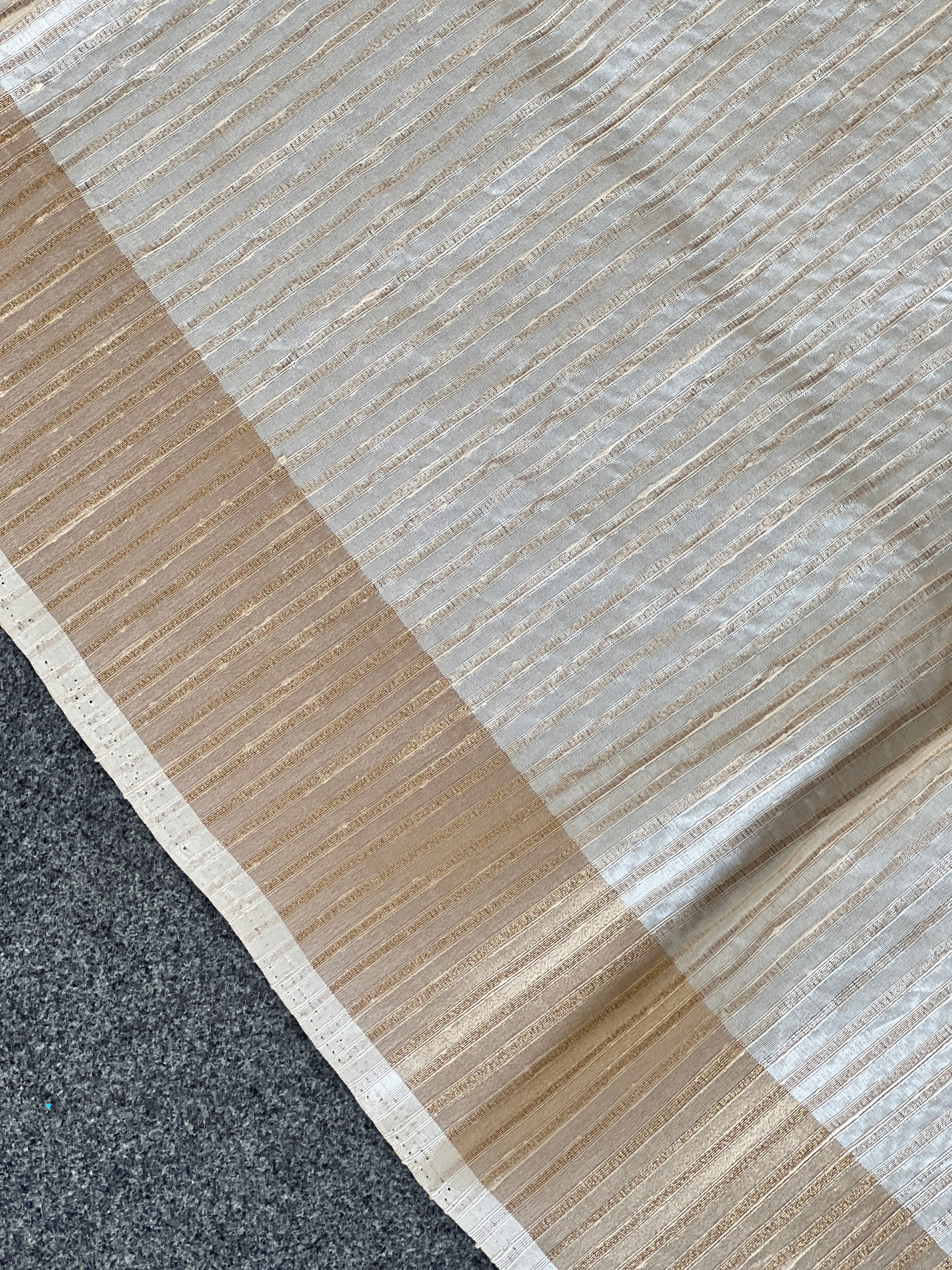 Paisley Embroidery Detailed Semi Tussar Saree | GAR133