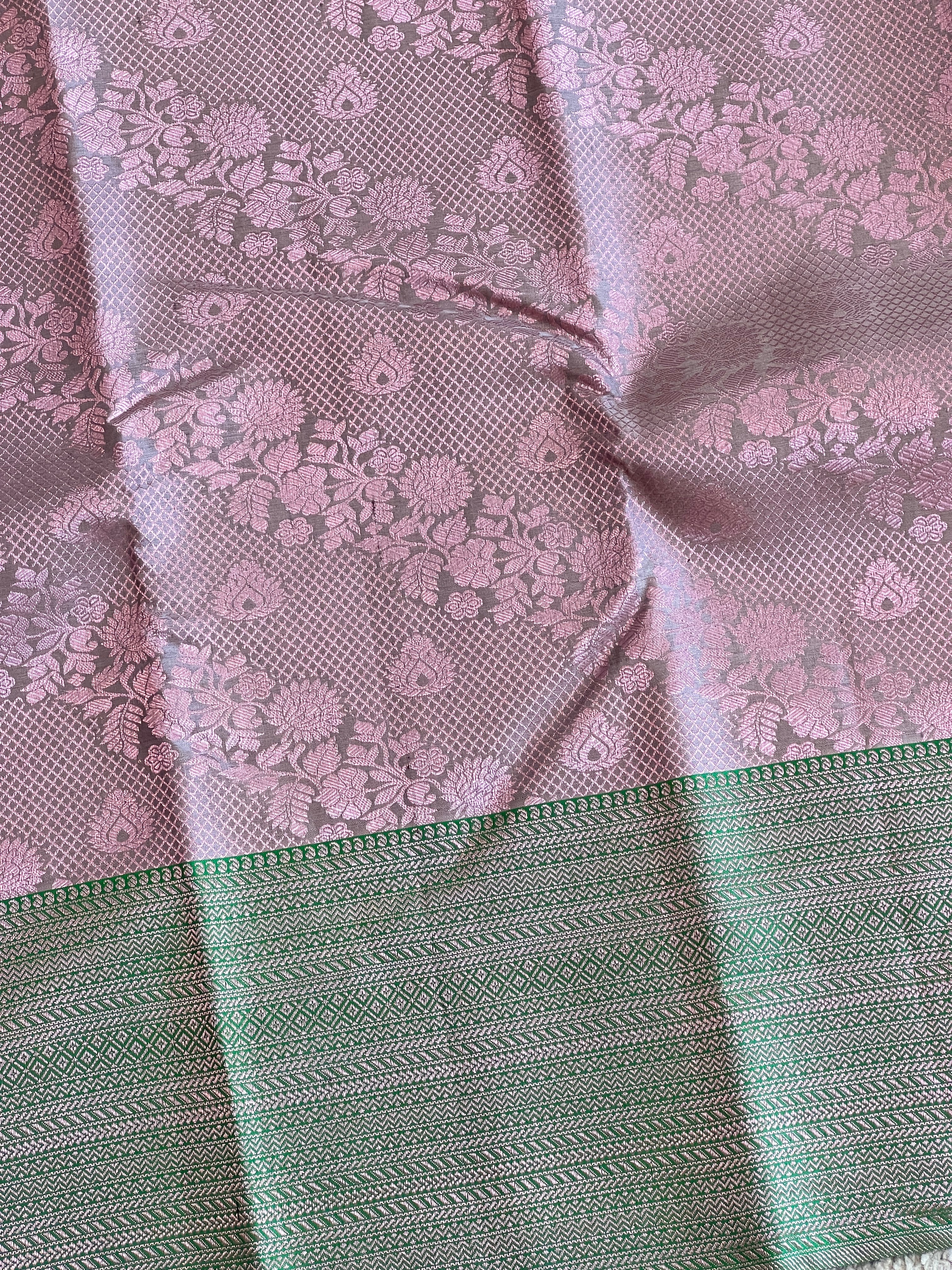 Floral Design Kanchipuram Saree | OM246