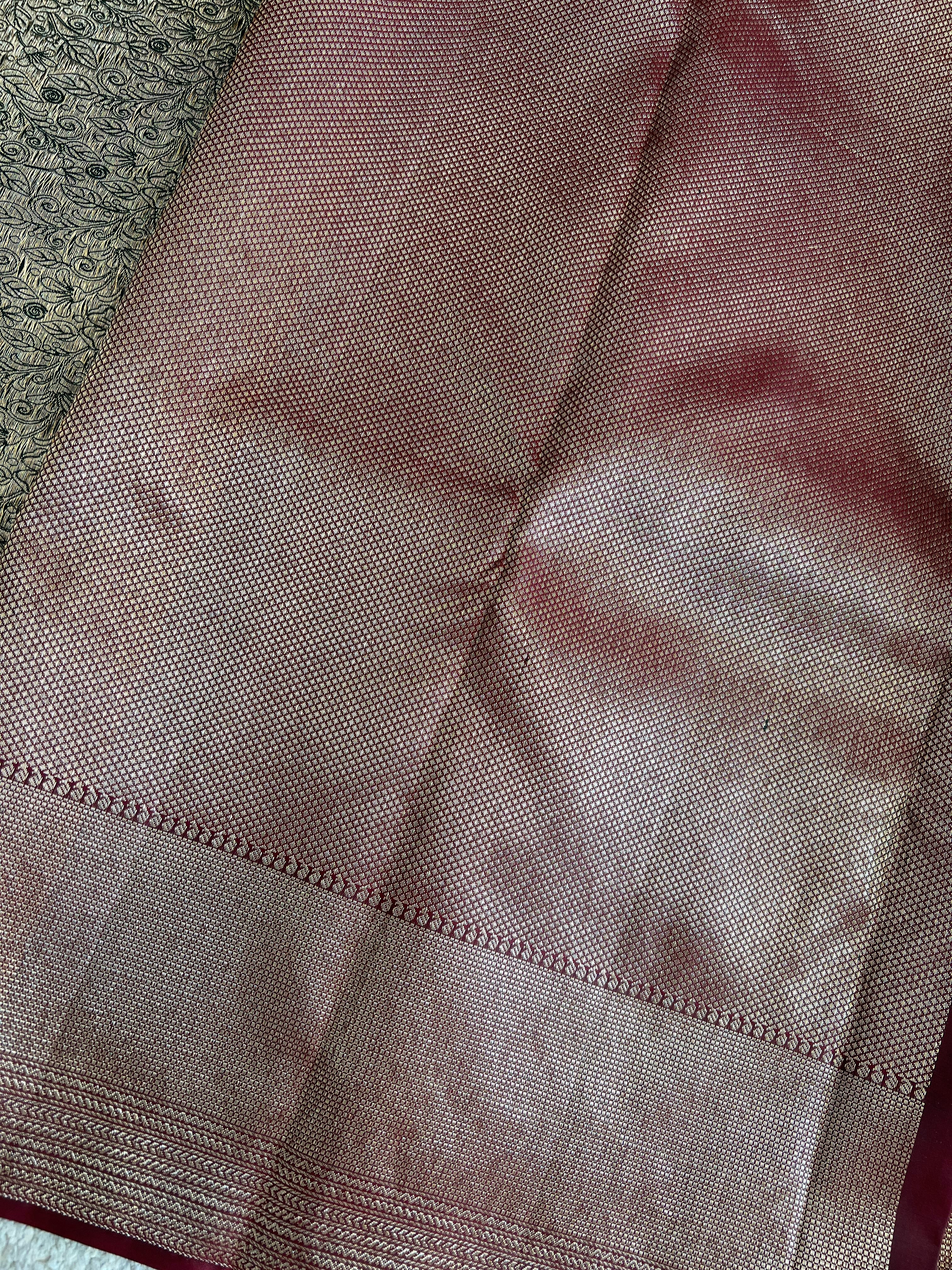 Floral Pattern Kanchipuram Saree | OM242