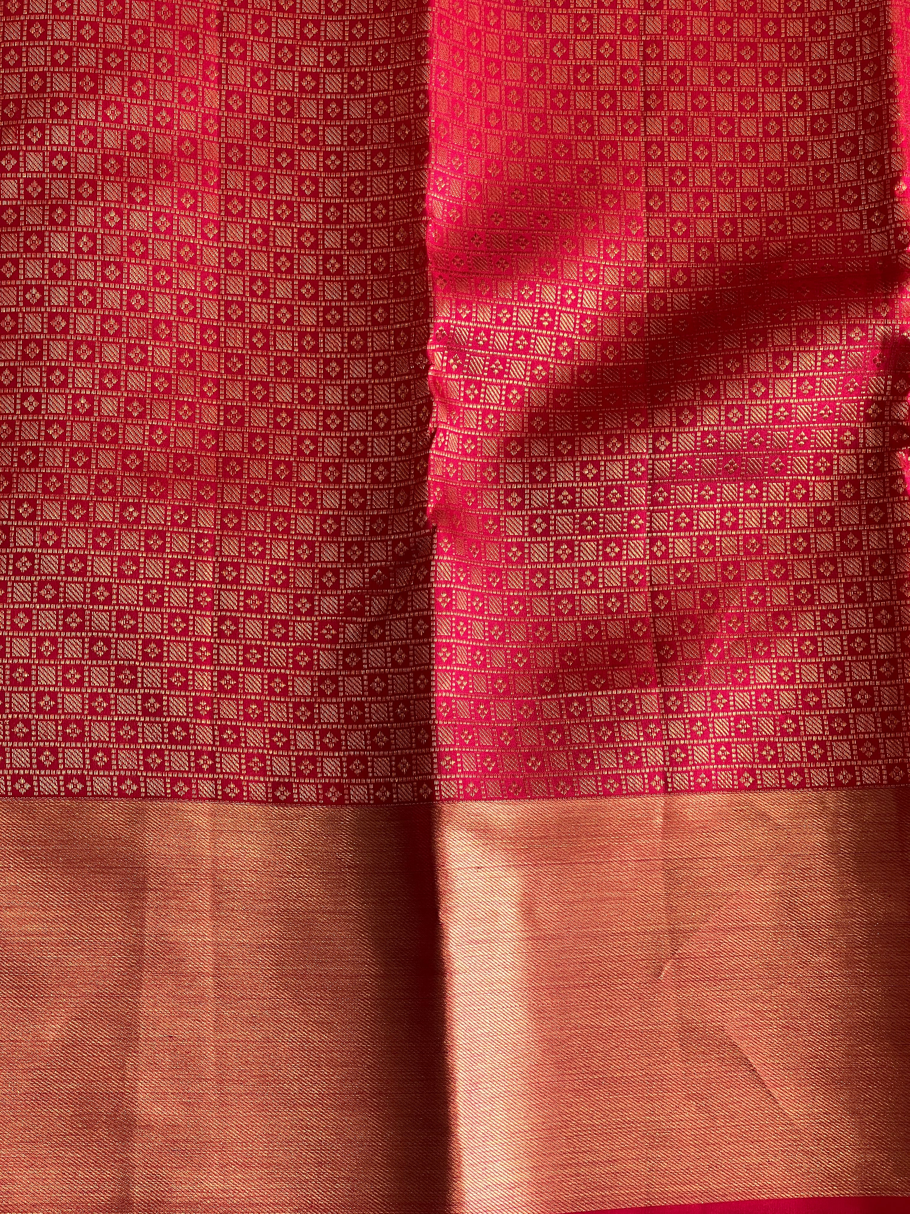 Geometrical Design Kanchipuram Saree | SME207