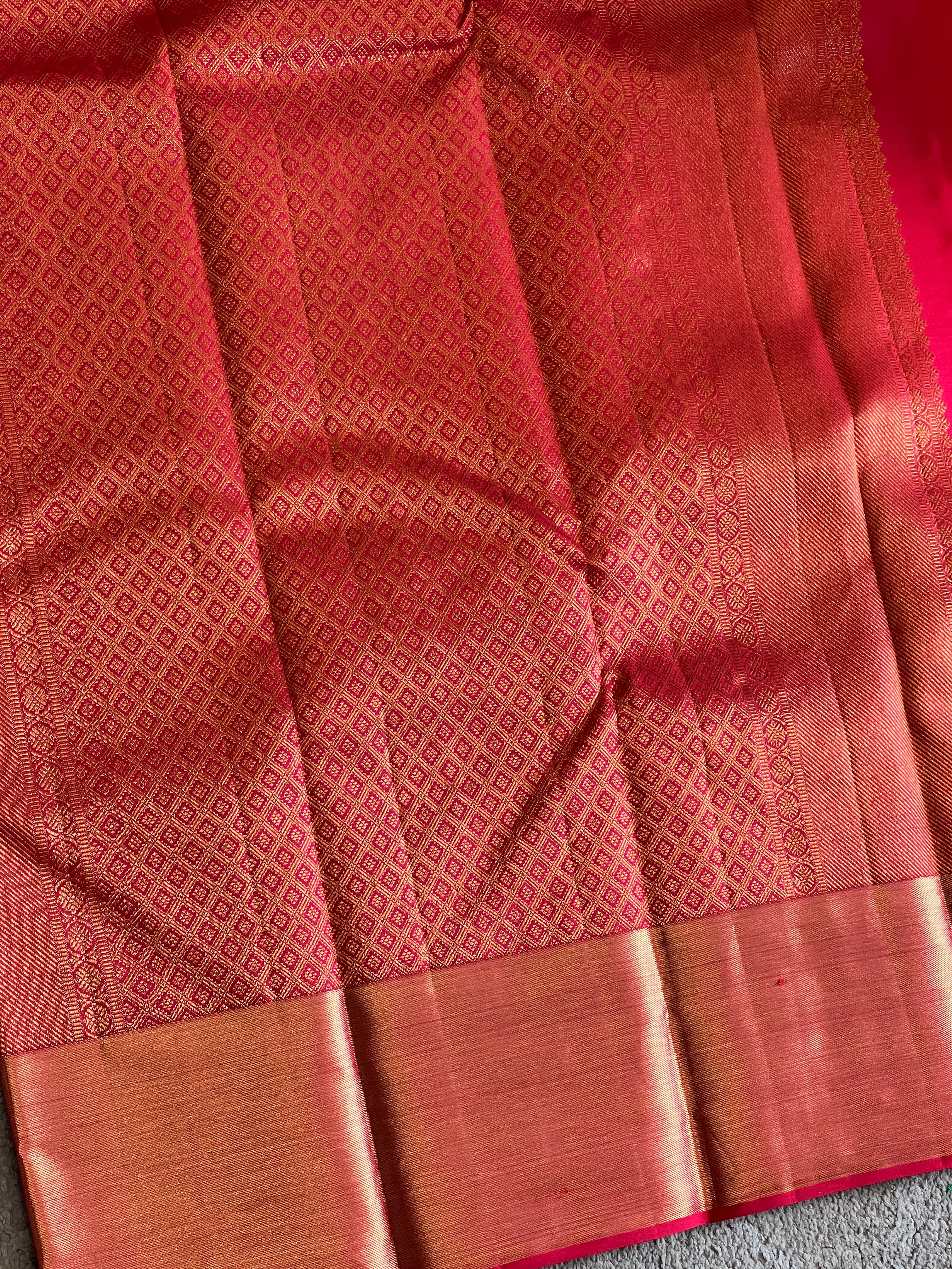 Geometrical Design Kanchipuram Saree | SME207