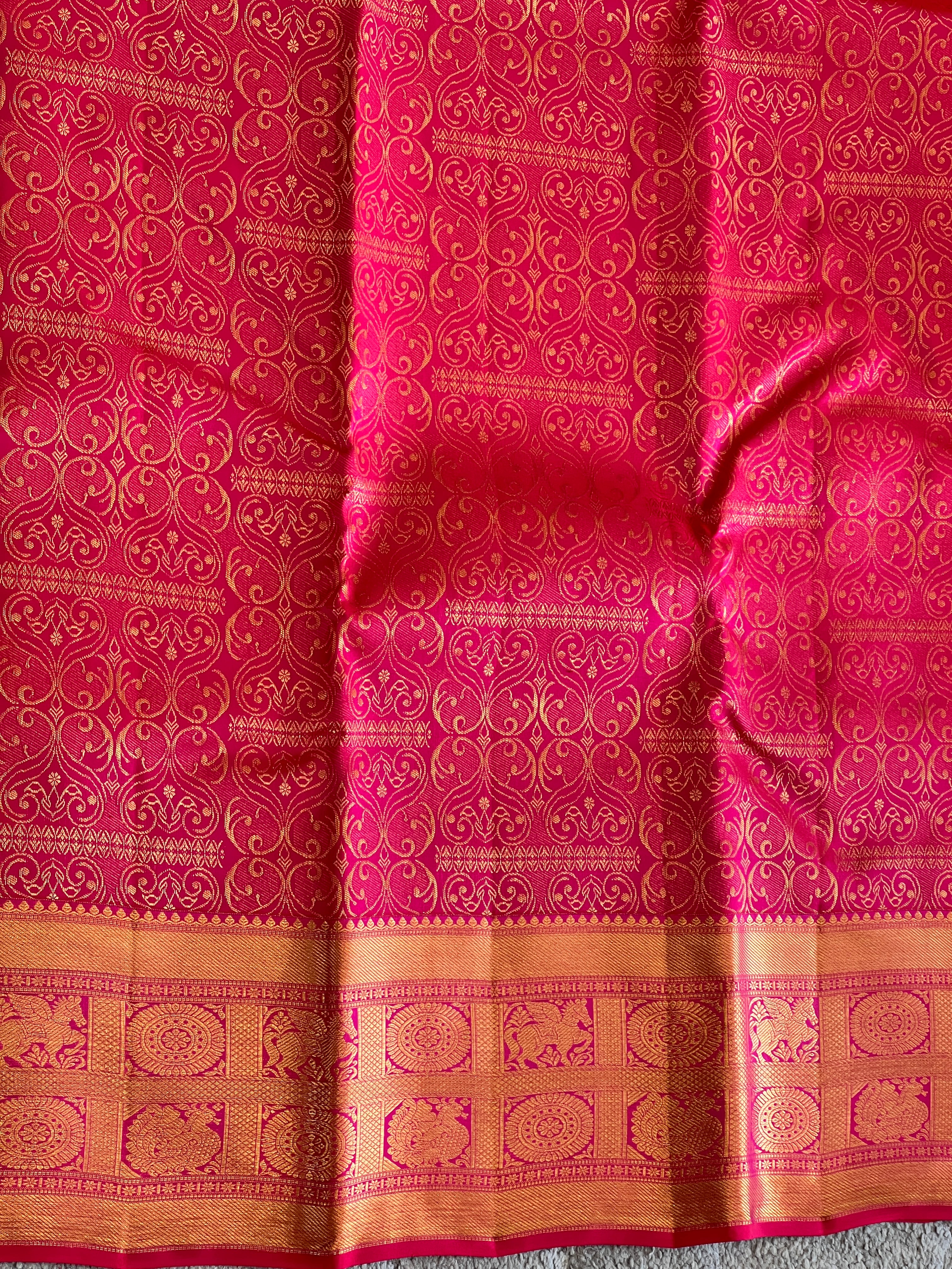 Floral Design Kanchipuram Saree | SME209
