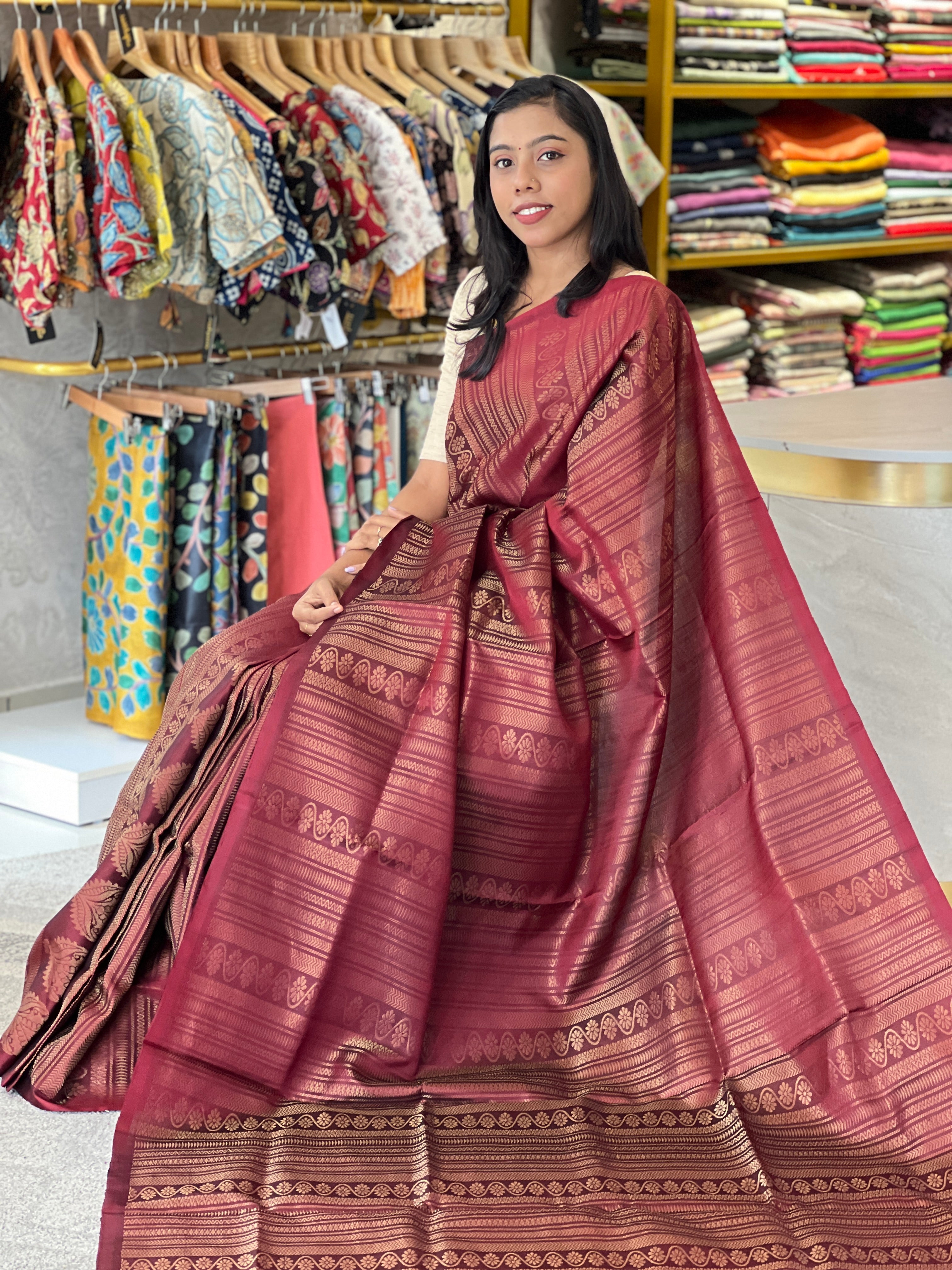 Traditional Zari Woven Soft Silk Saree | TT275