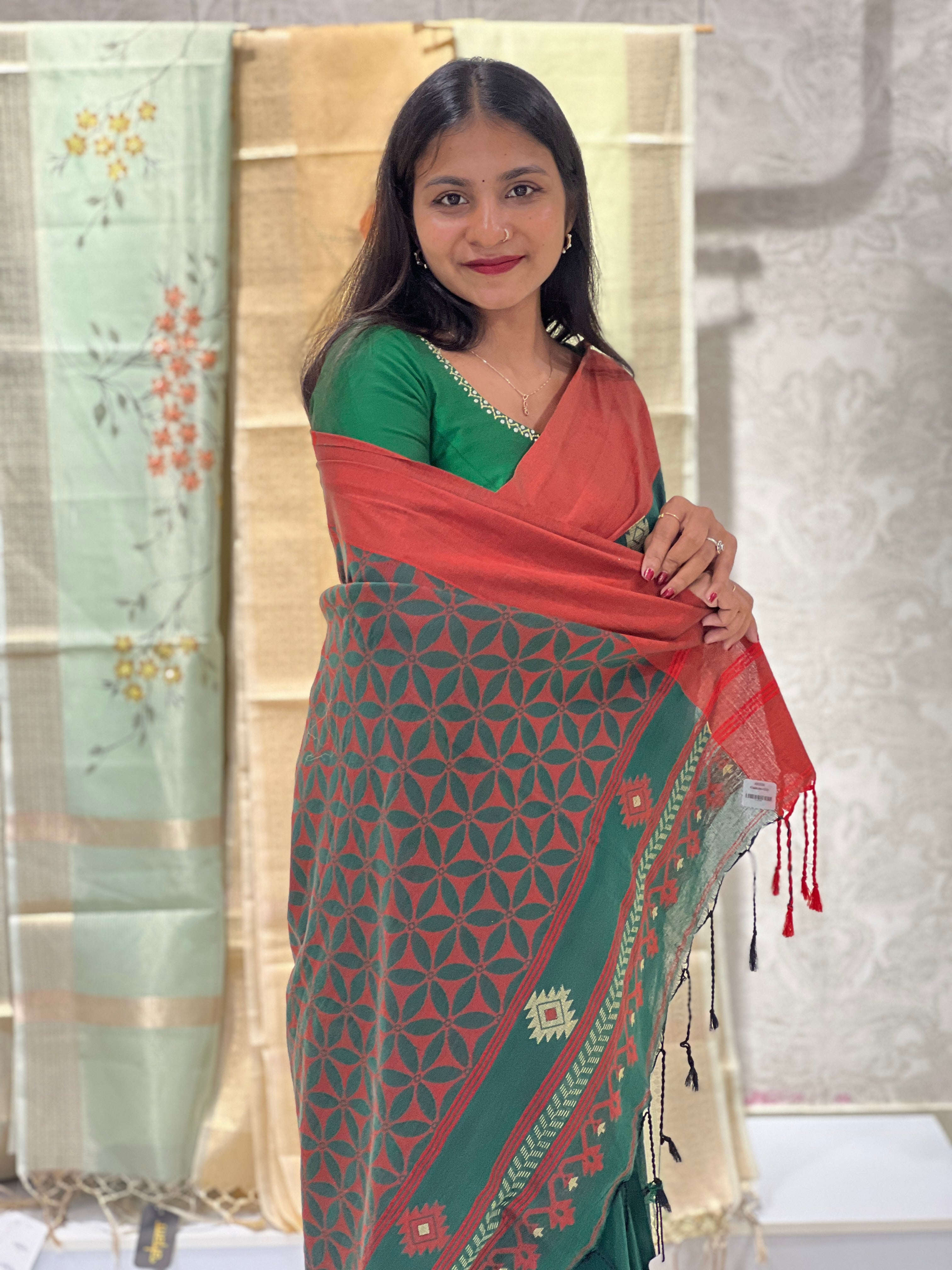 Handloom Cotton Sarees | AB250