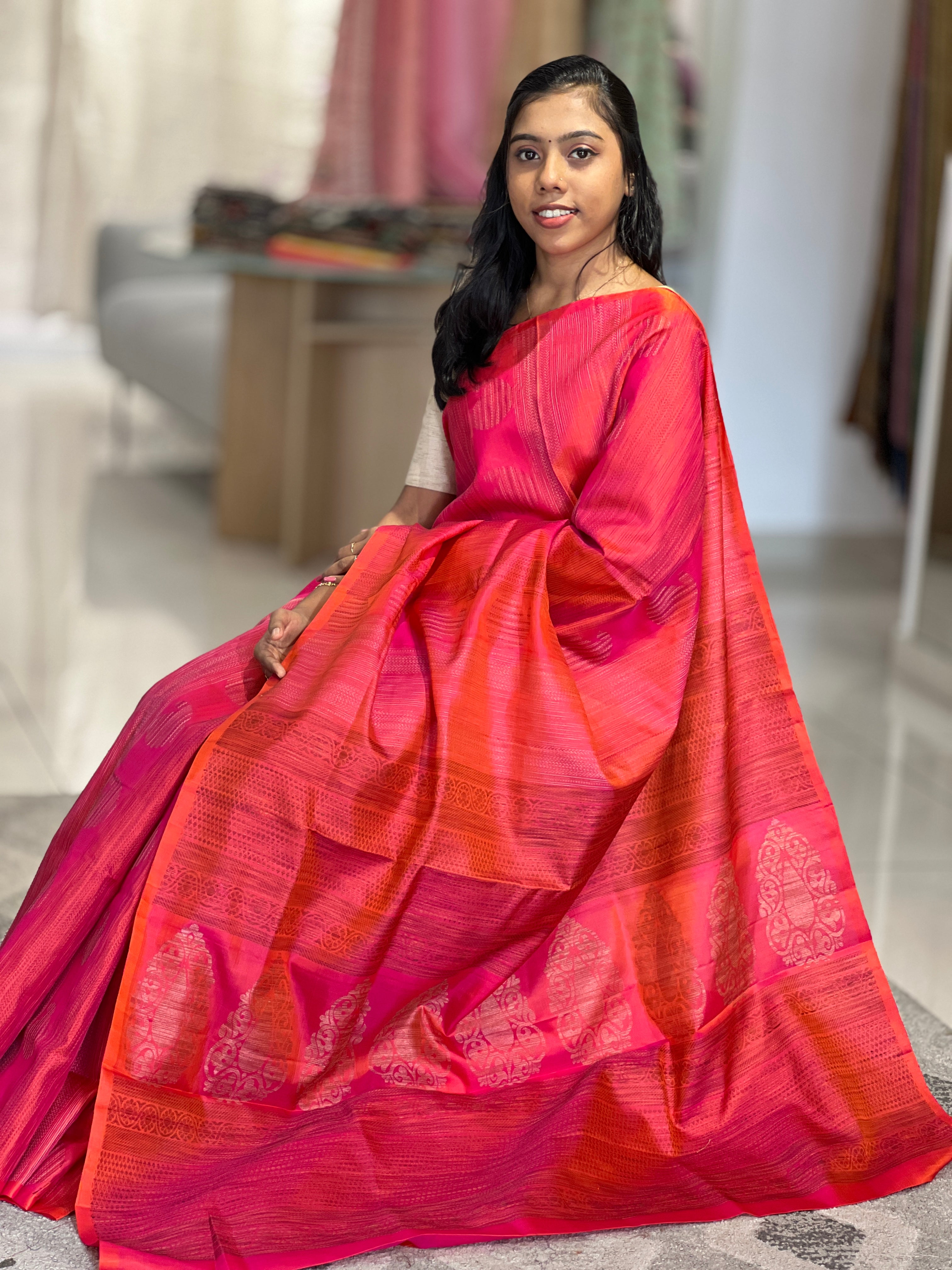 Traditional Thread Woven Soft Silk Saree | TT272