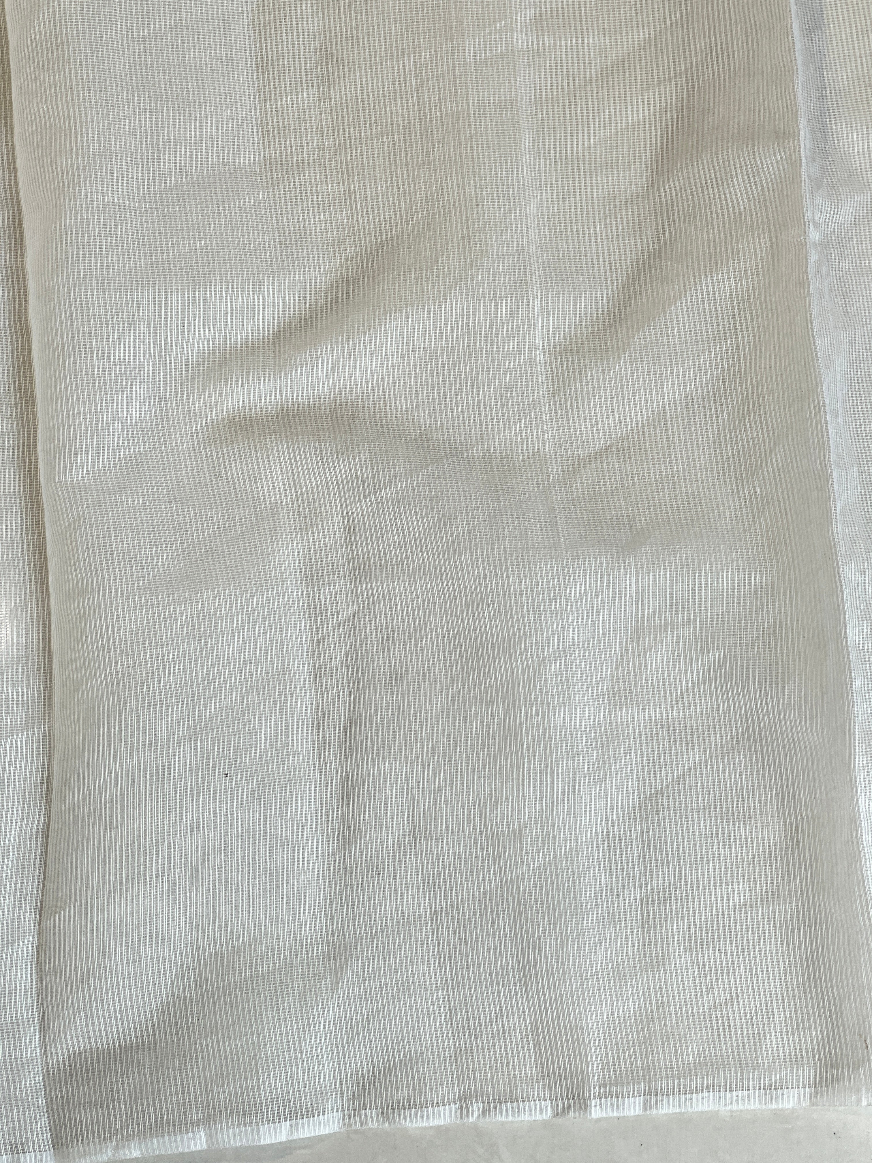 Embroidery With Golden Zari Highlighted Supernet Kota Saree | MR136