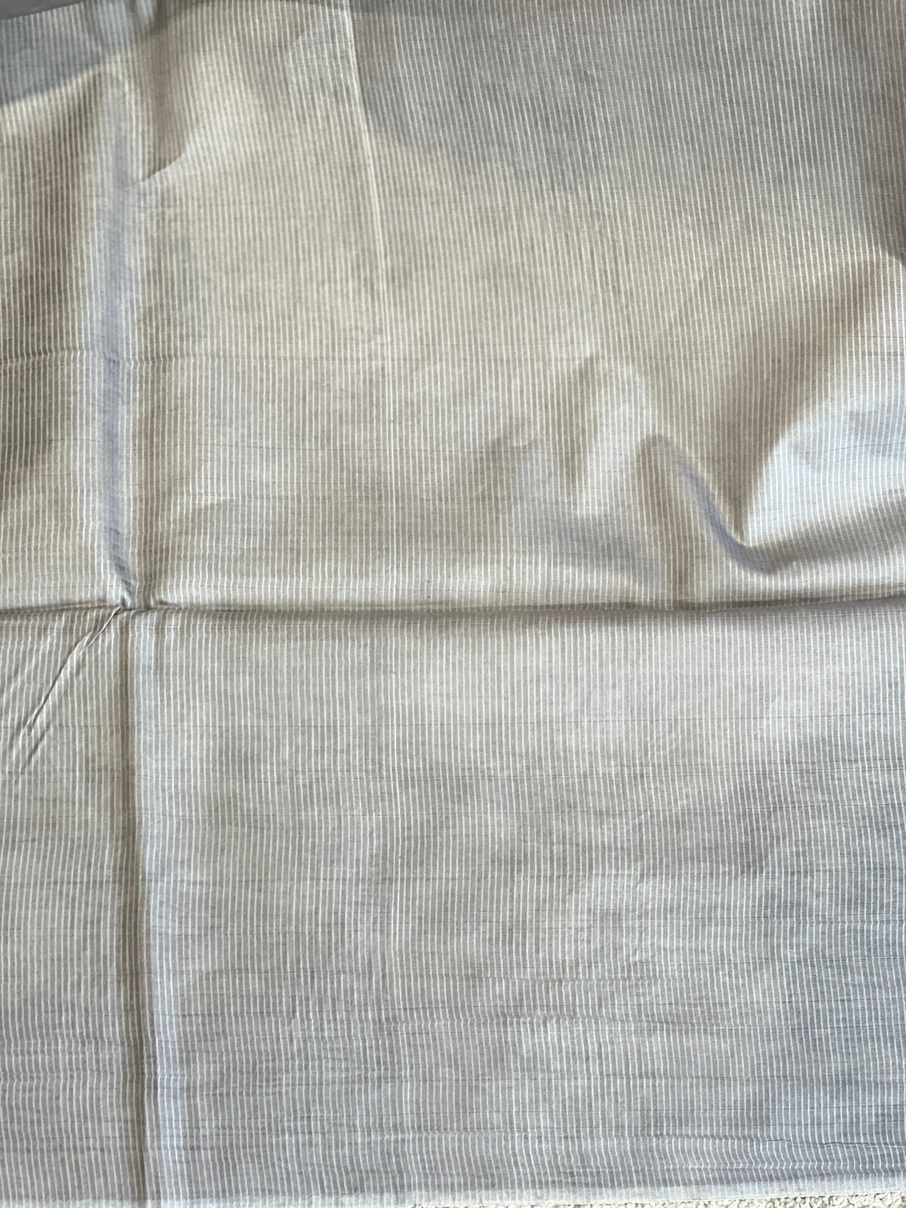 Thread Weaving Bamboo Tussar Saree | PNS151