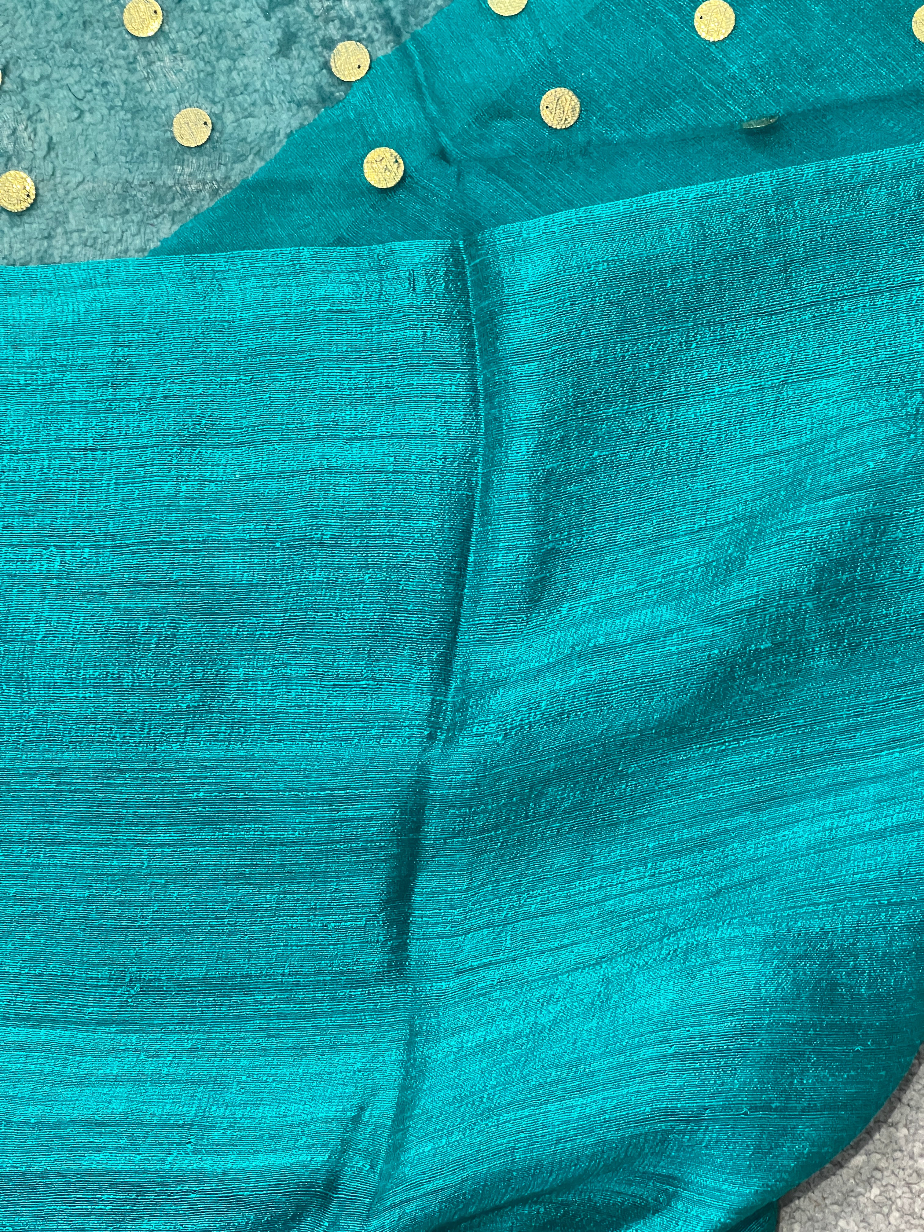 Coin Weaving Patterned Matka Tussar Saree | RGD677