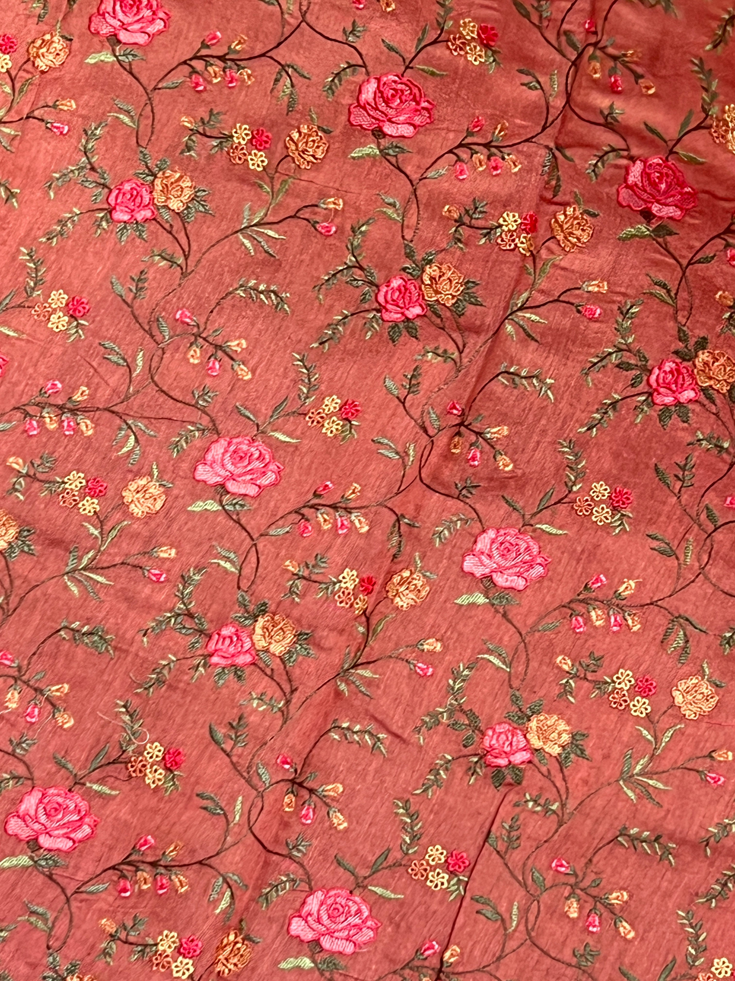 Kesiya Weaved Handloom Desi Tussar Saree | RGD658