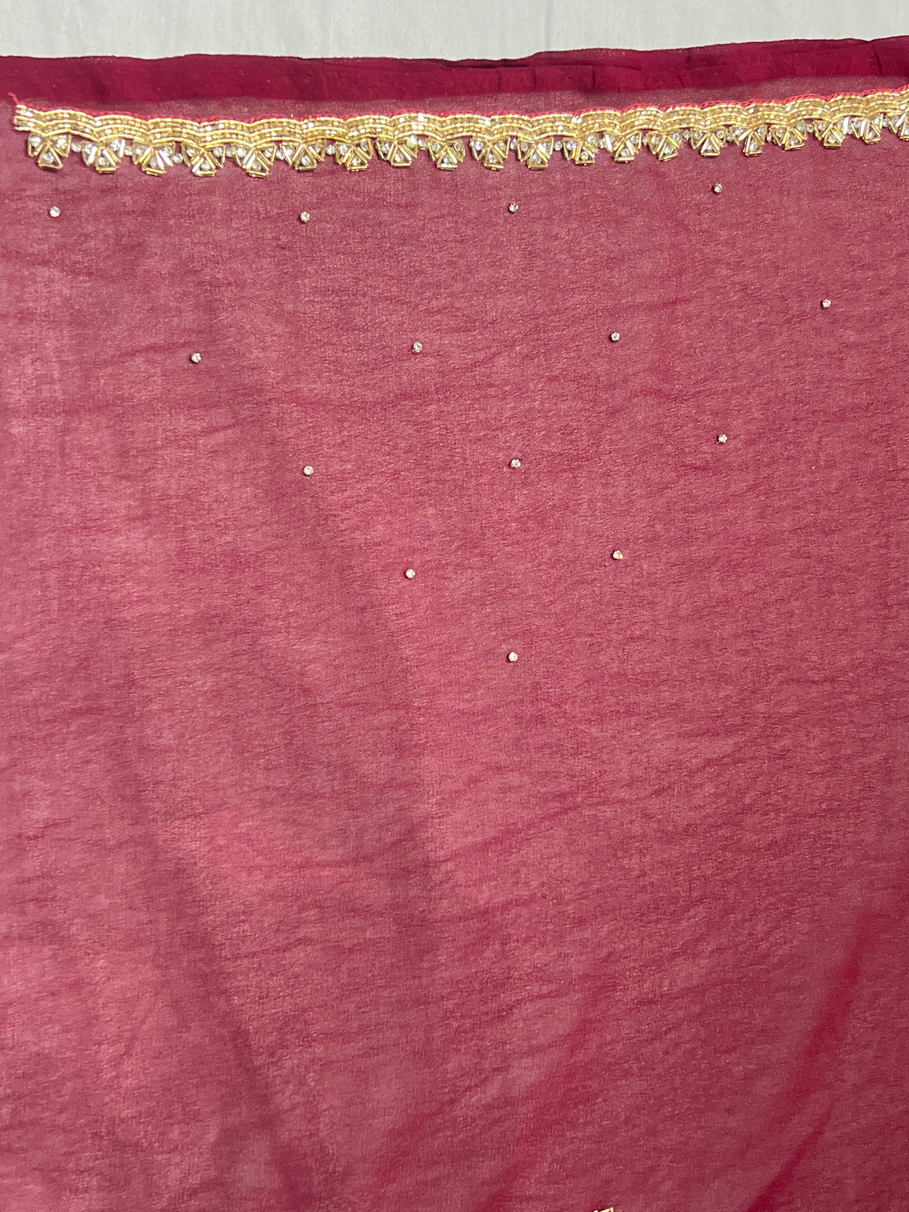 Jarkan Stone Work Georgette Saree | ISP136
