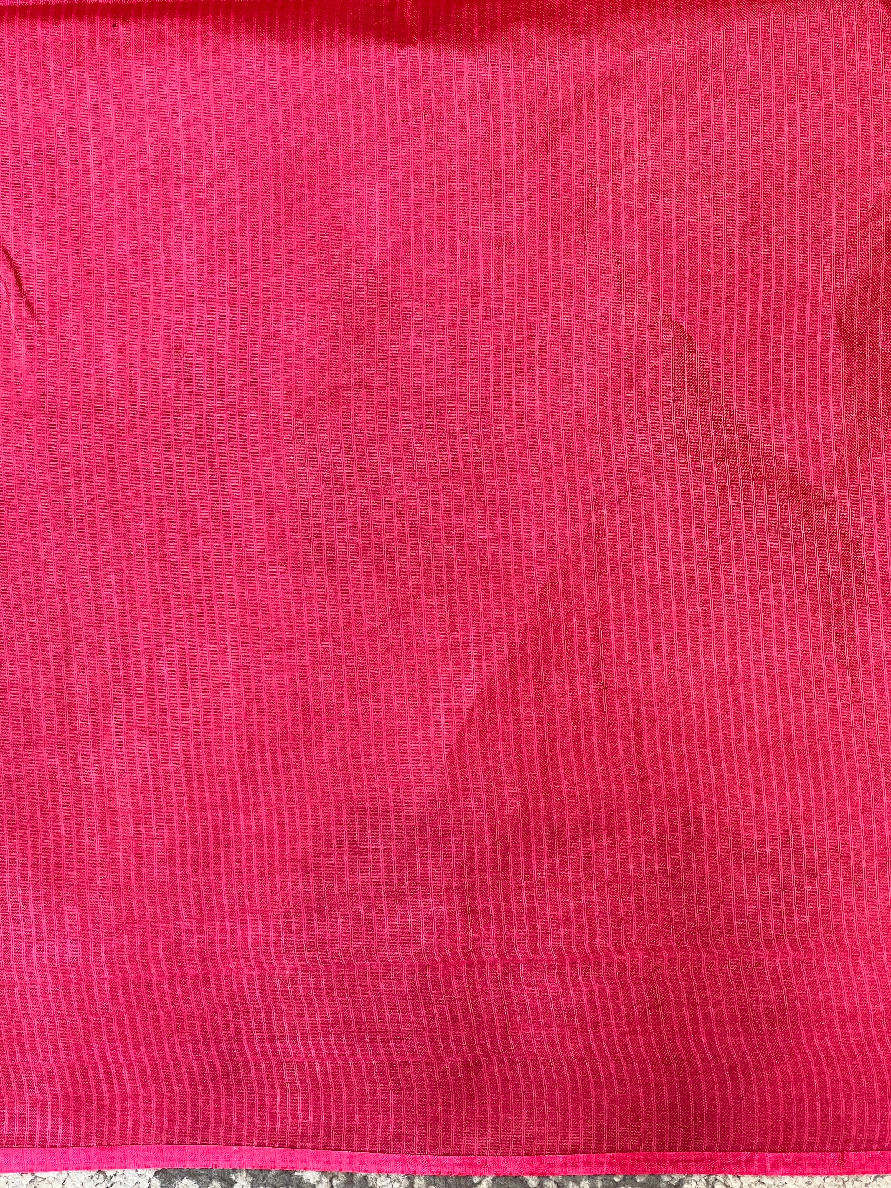 Geometric Weaving Patterned Tussar Finish Saree | PNS101