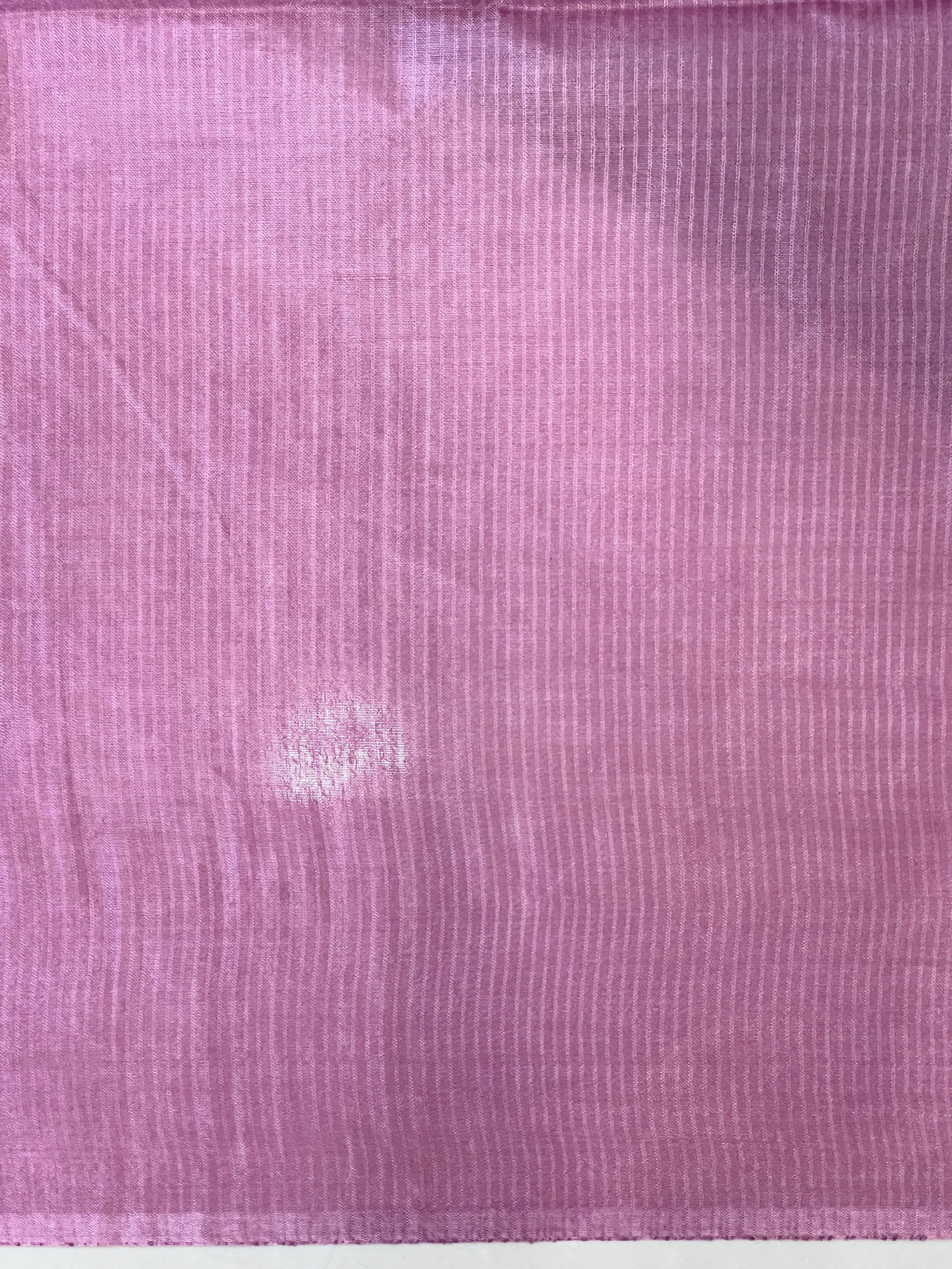 Geometric Weaving Patterned Tussar Finish Saree | PNS102