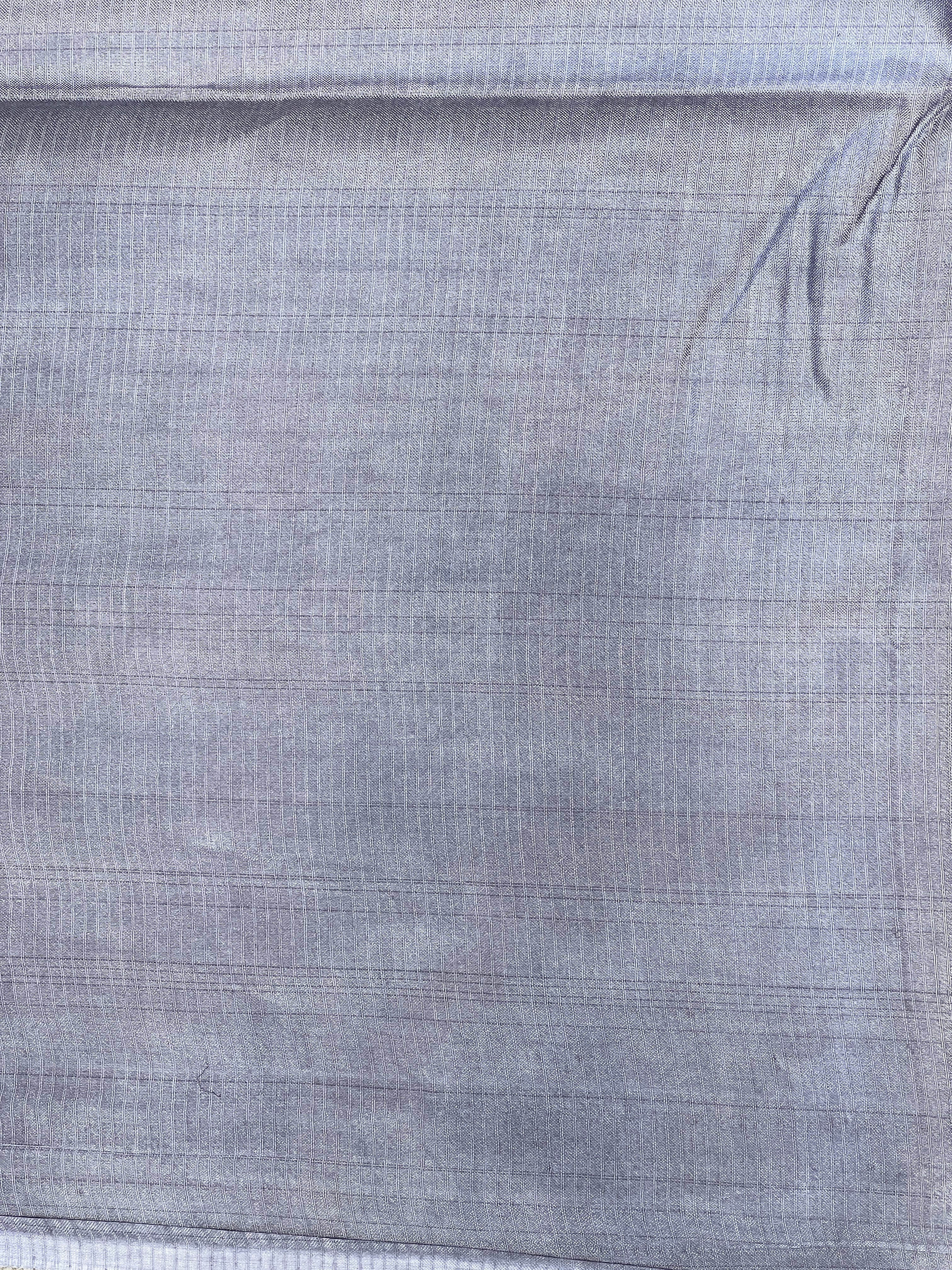 Thread  Weaving Stripes Patterned Semi Tussar Saree | PNS121