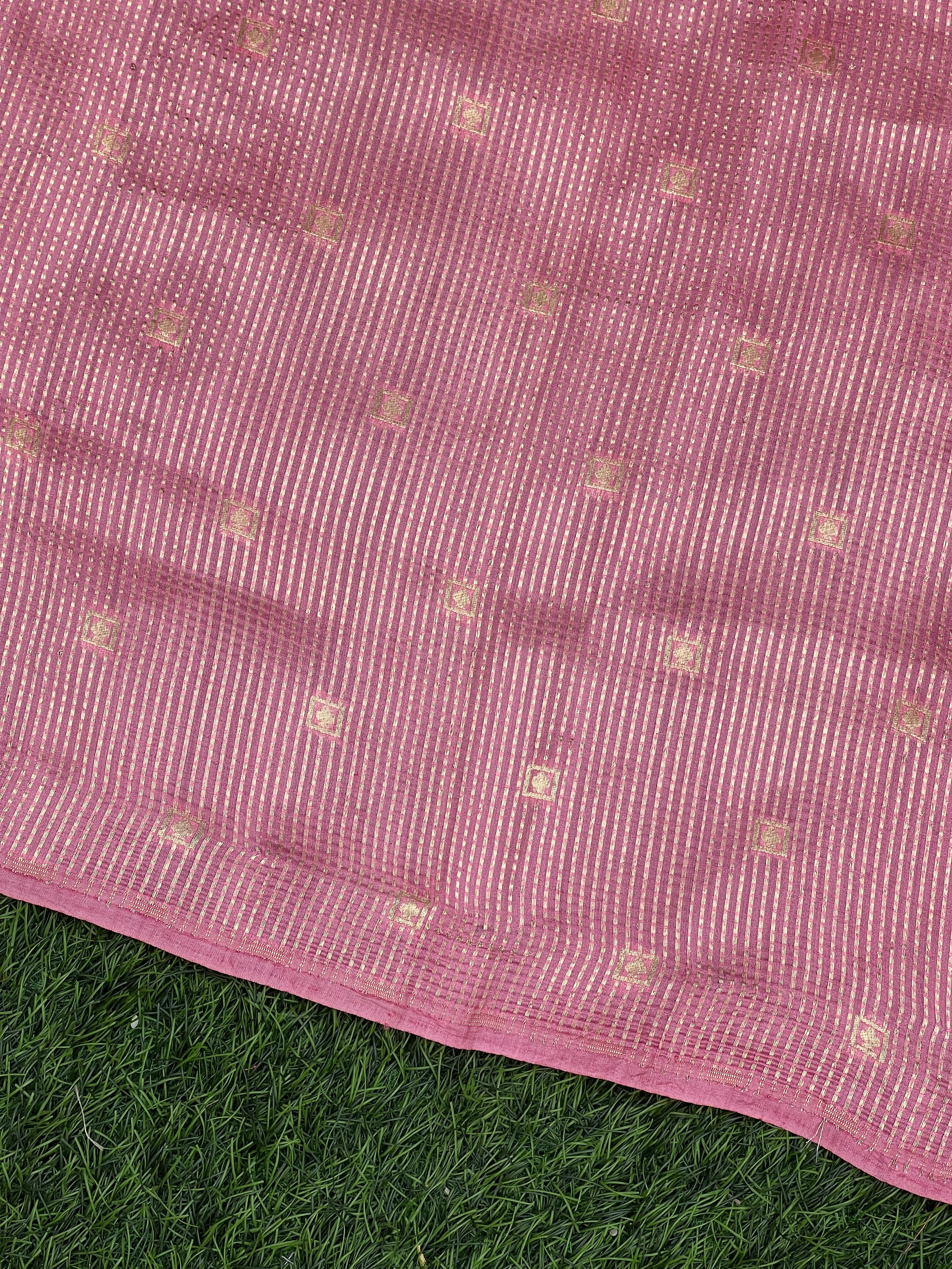 Floral Print Patterned Organza Saree | YNG133