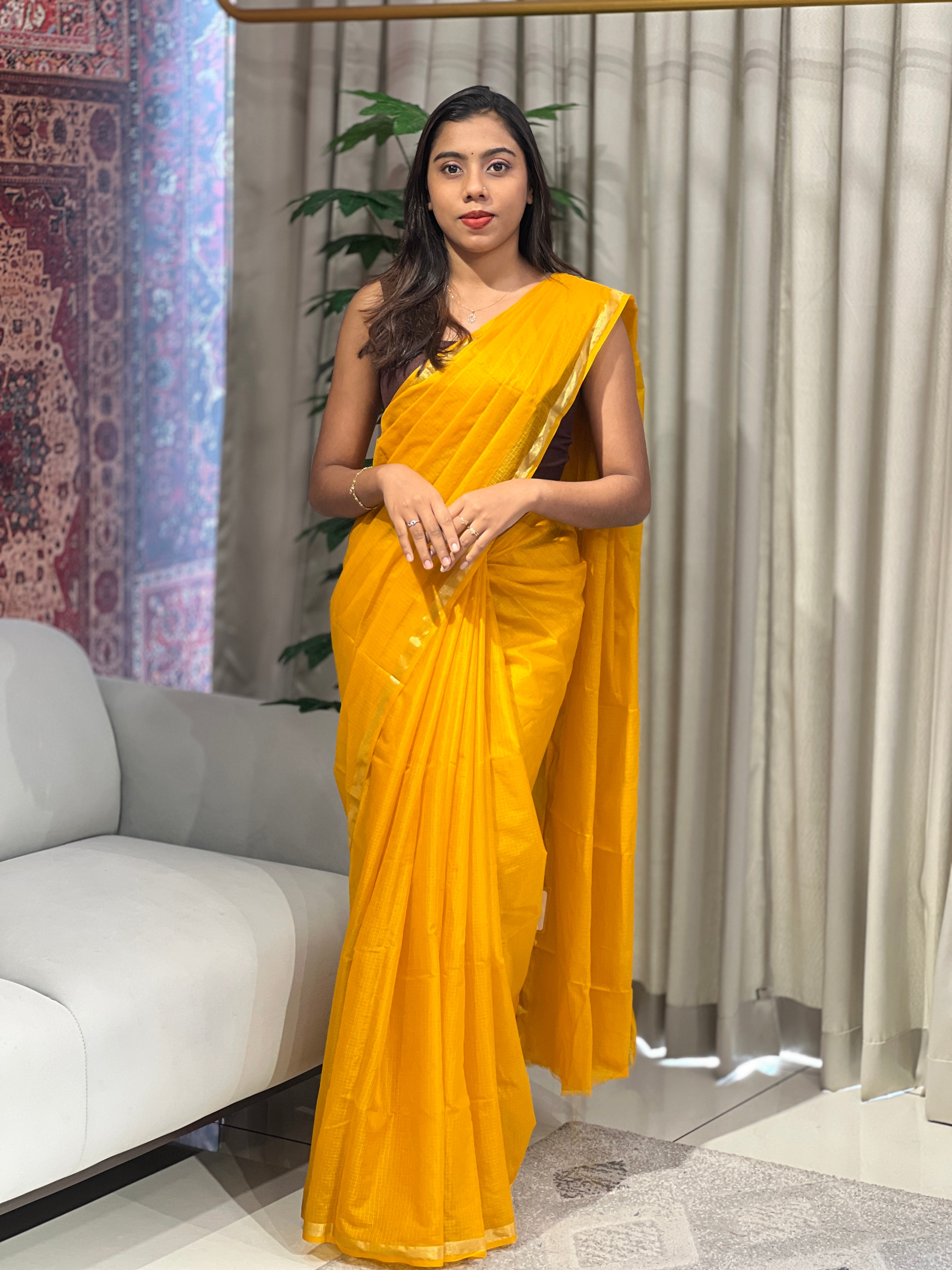 Zari Border Detailed Kota Saree | RK309