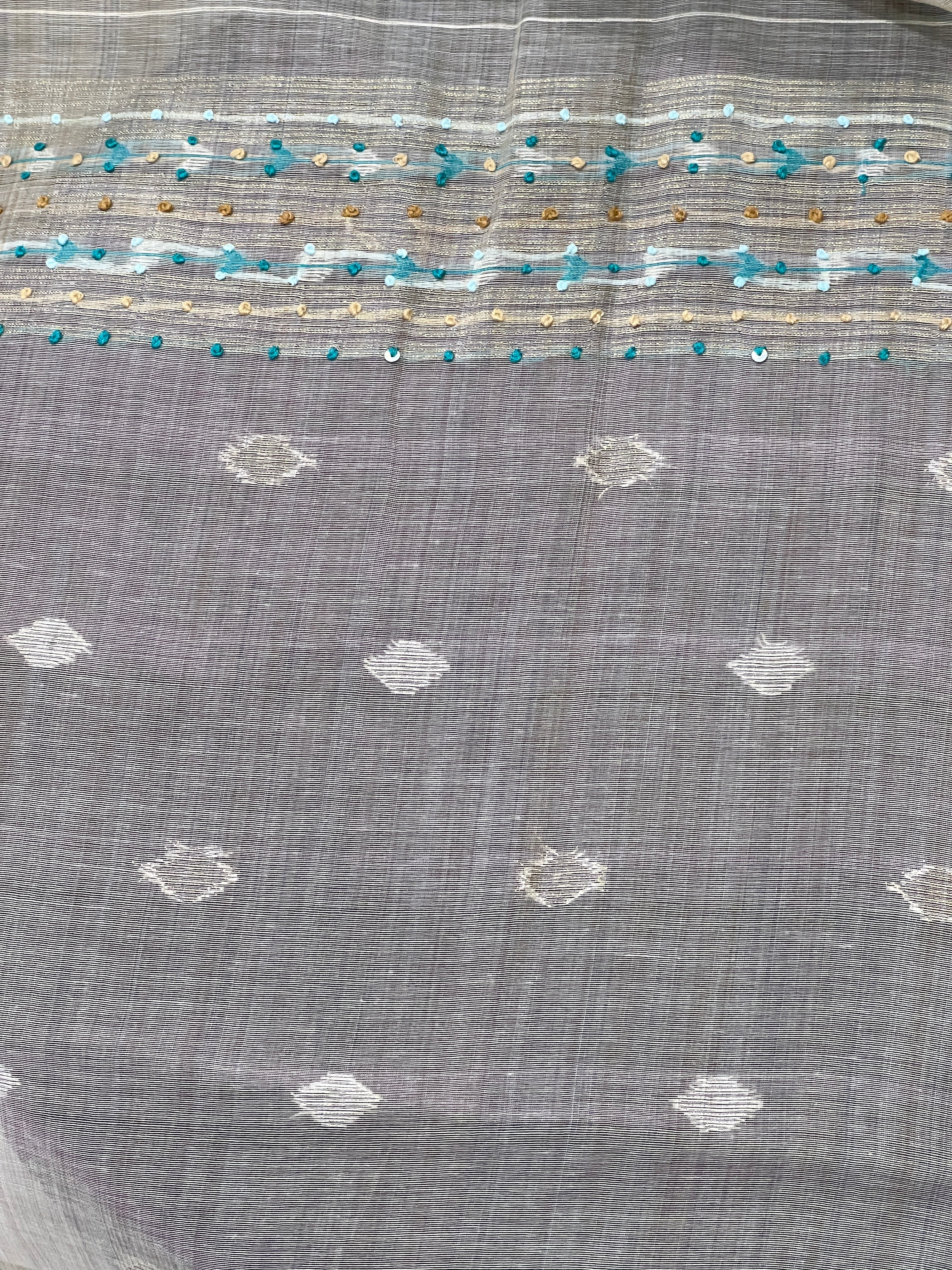 Lurex Weaved Chanderi Saree | BLD1741