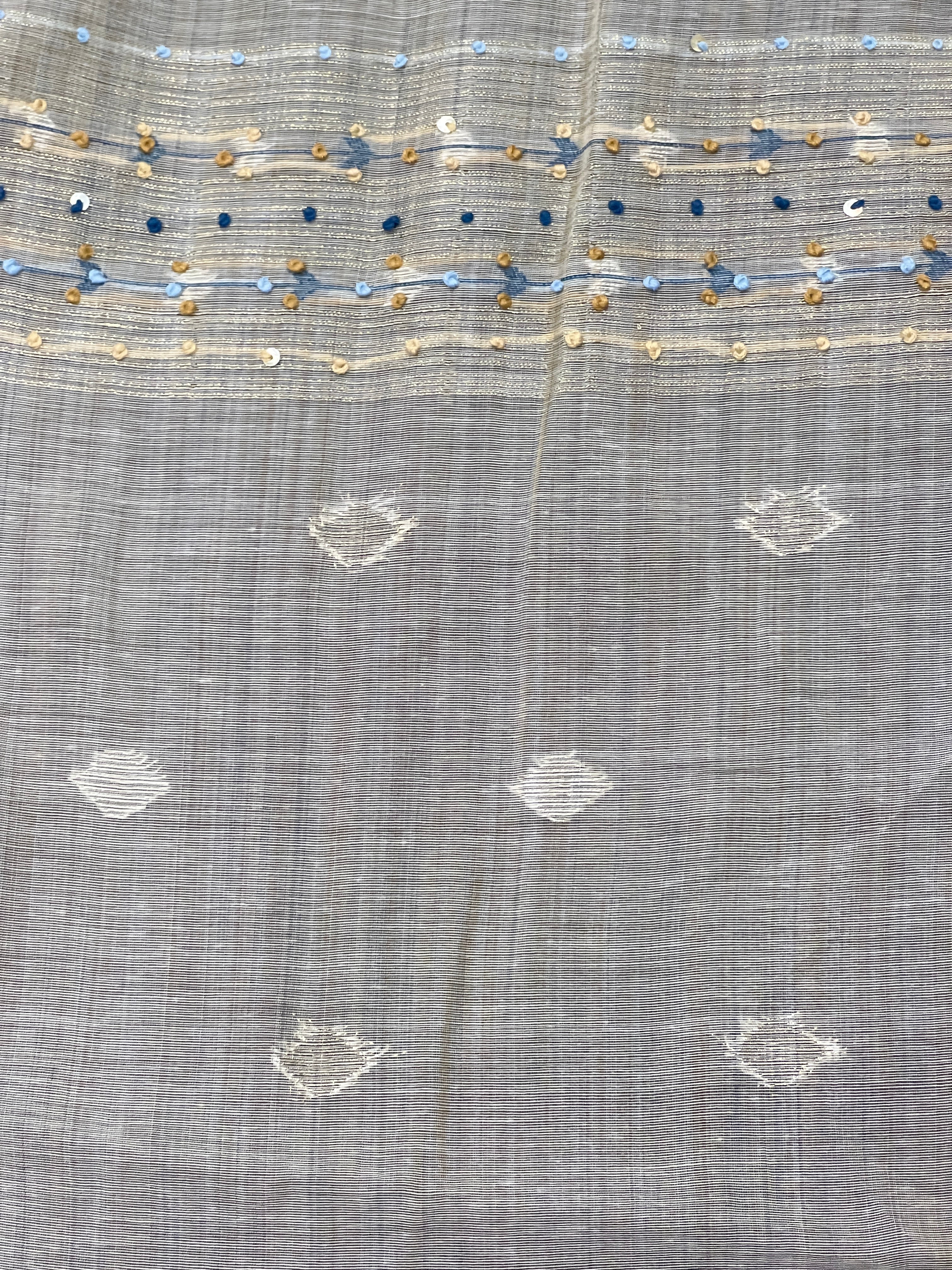 Lurex Weaved Chanderi Saree | BLD1744