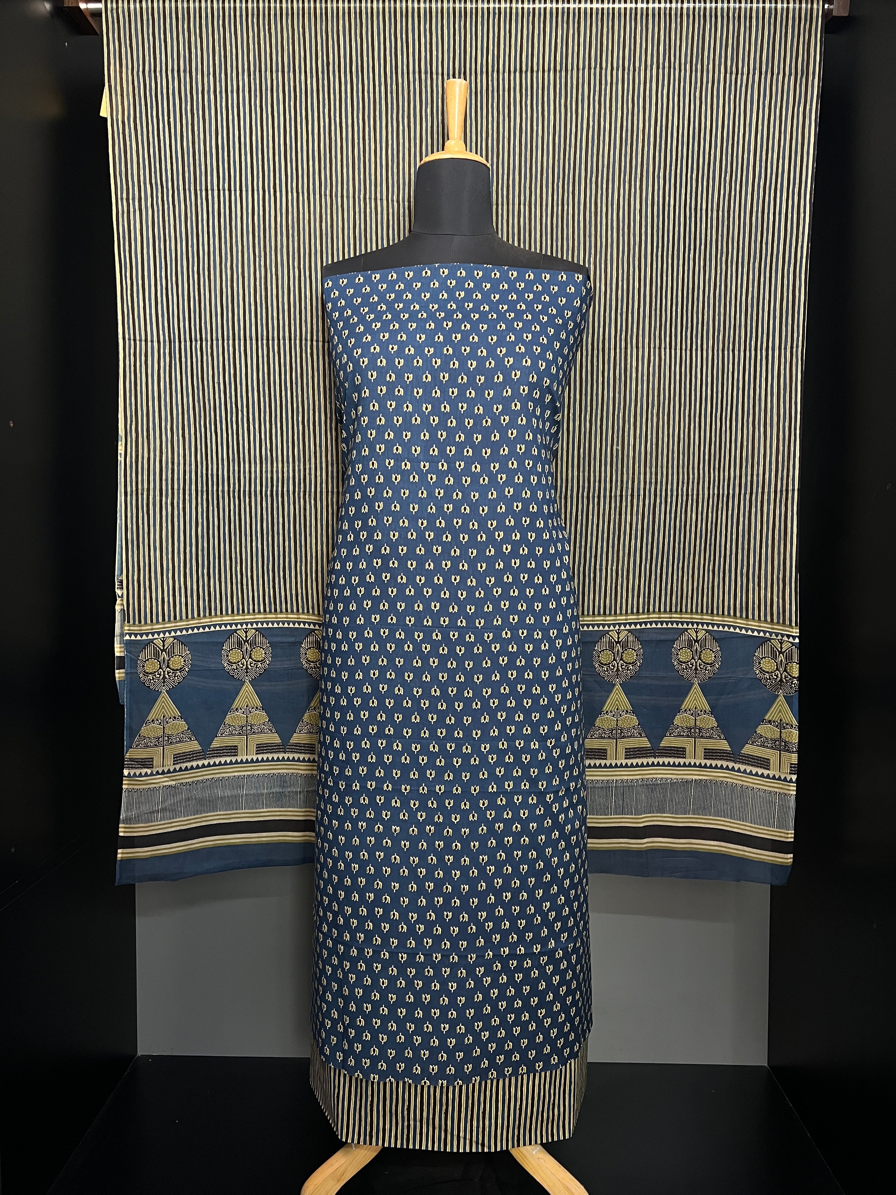 Lotus Printed Cotton Salwar Set | HE115